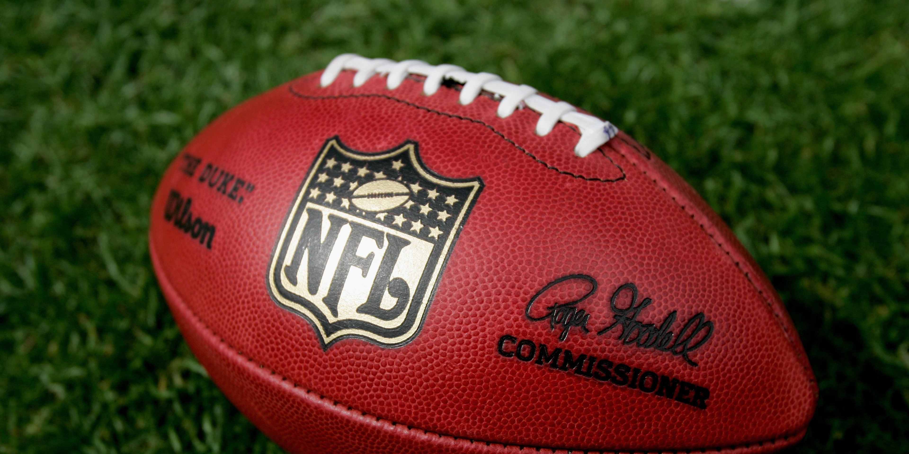 DENVER - SEPTEMBER 16: A close up of the official NFL 'The Duke' game ball complete with commissioner Roger Goodell's signature as the Denver Broncos defeated the Oakland Raiders 23-20 in overtime during week two NFL action at Invesco Field at Mile High on September 16, 2007 in Denver, Colorado. (Photo by Doug Pensinger/Getty Images)
