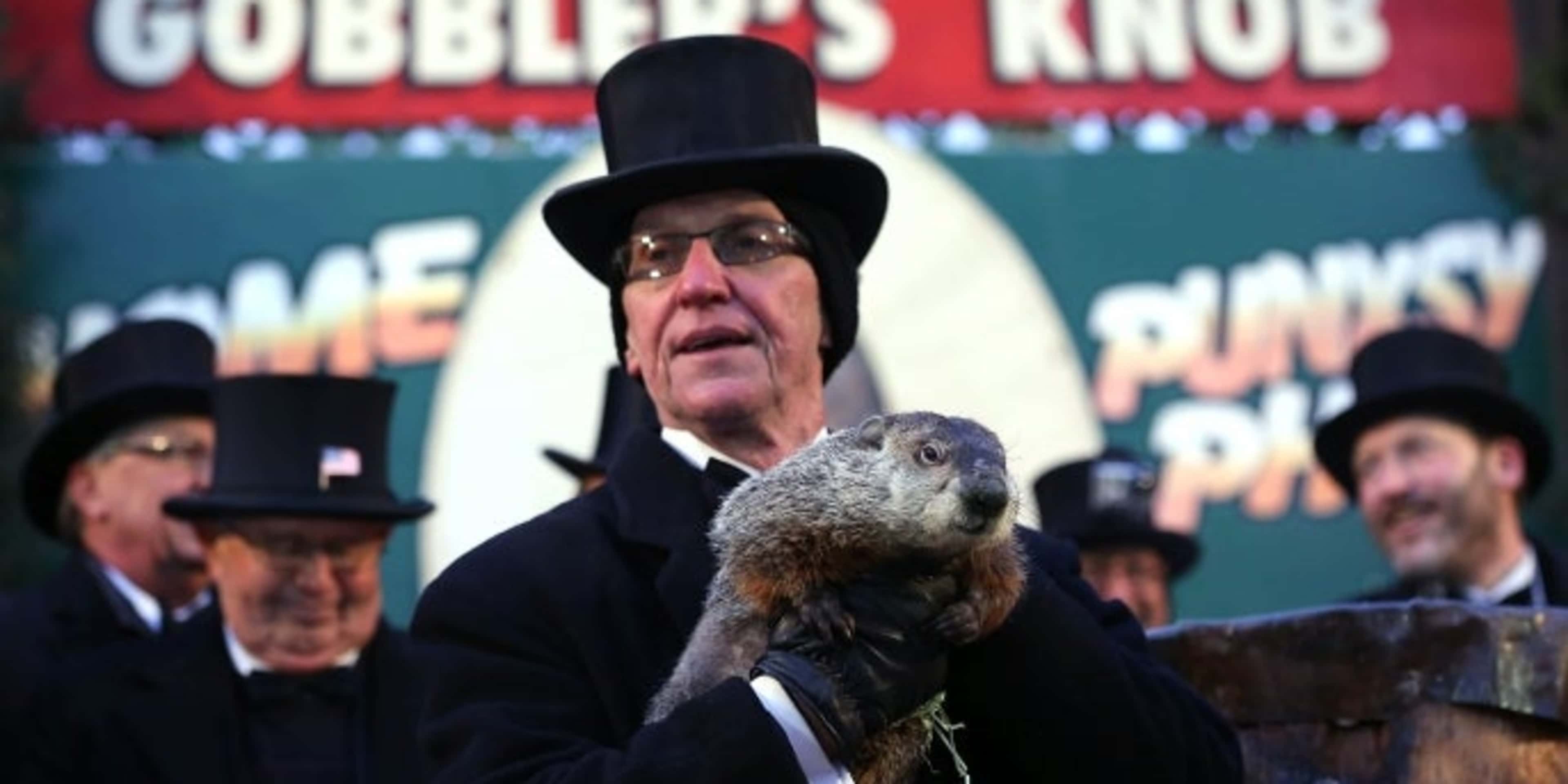 2013 Groundhog Day celebration in Punxsutawney, Pennsylvania