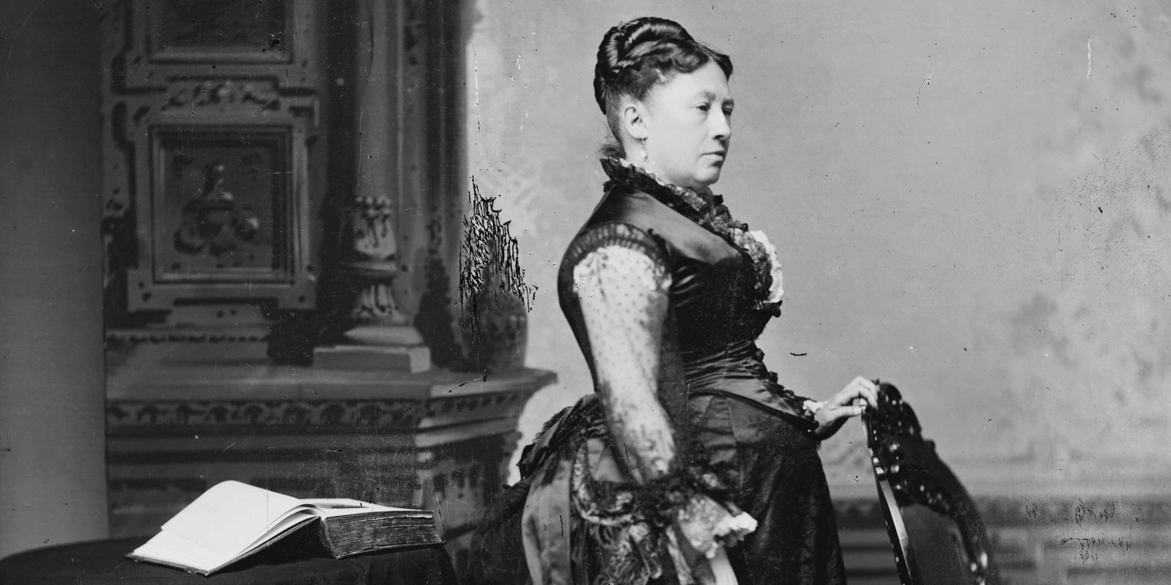 HISTORY: Julia Grant, wife of Ulysses S. Grant