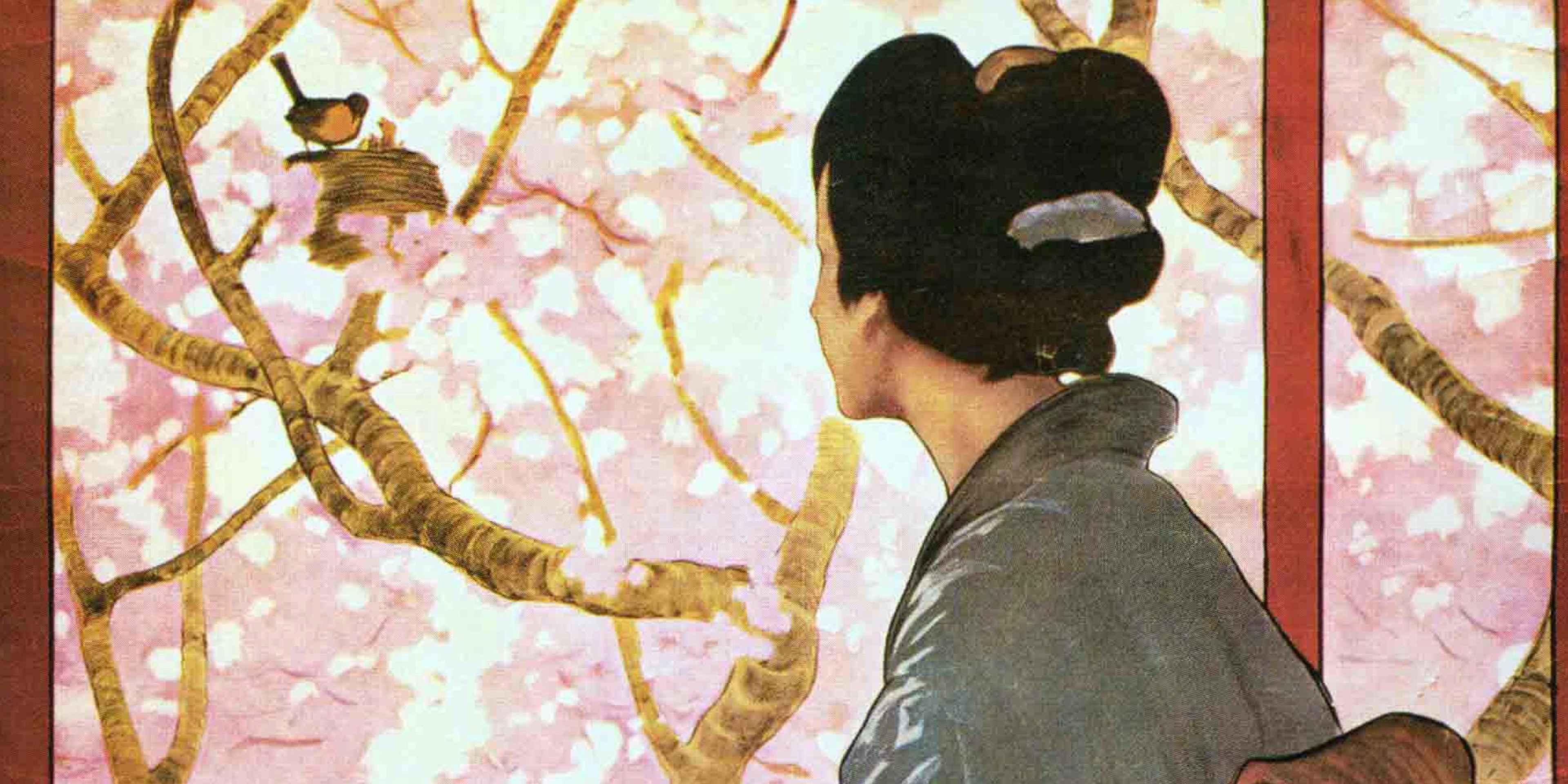 A poster for Madame Butterfly, an opera.