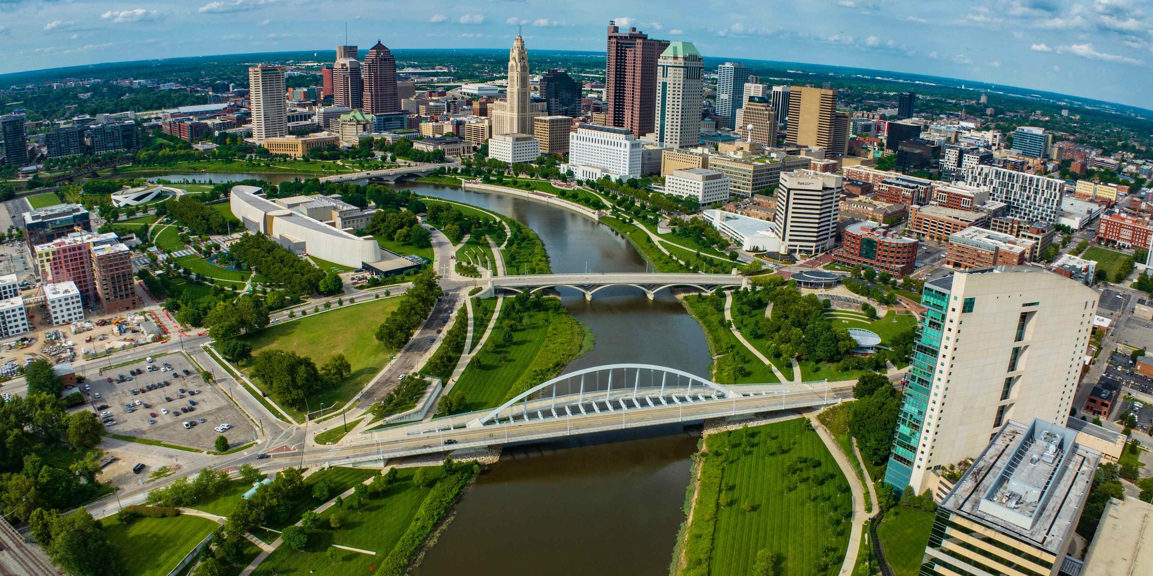 Ohio landscape with hemp fields