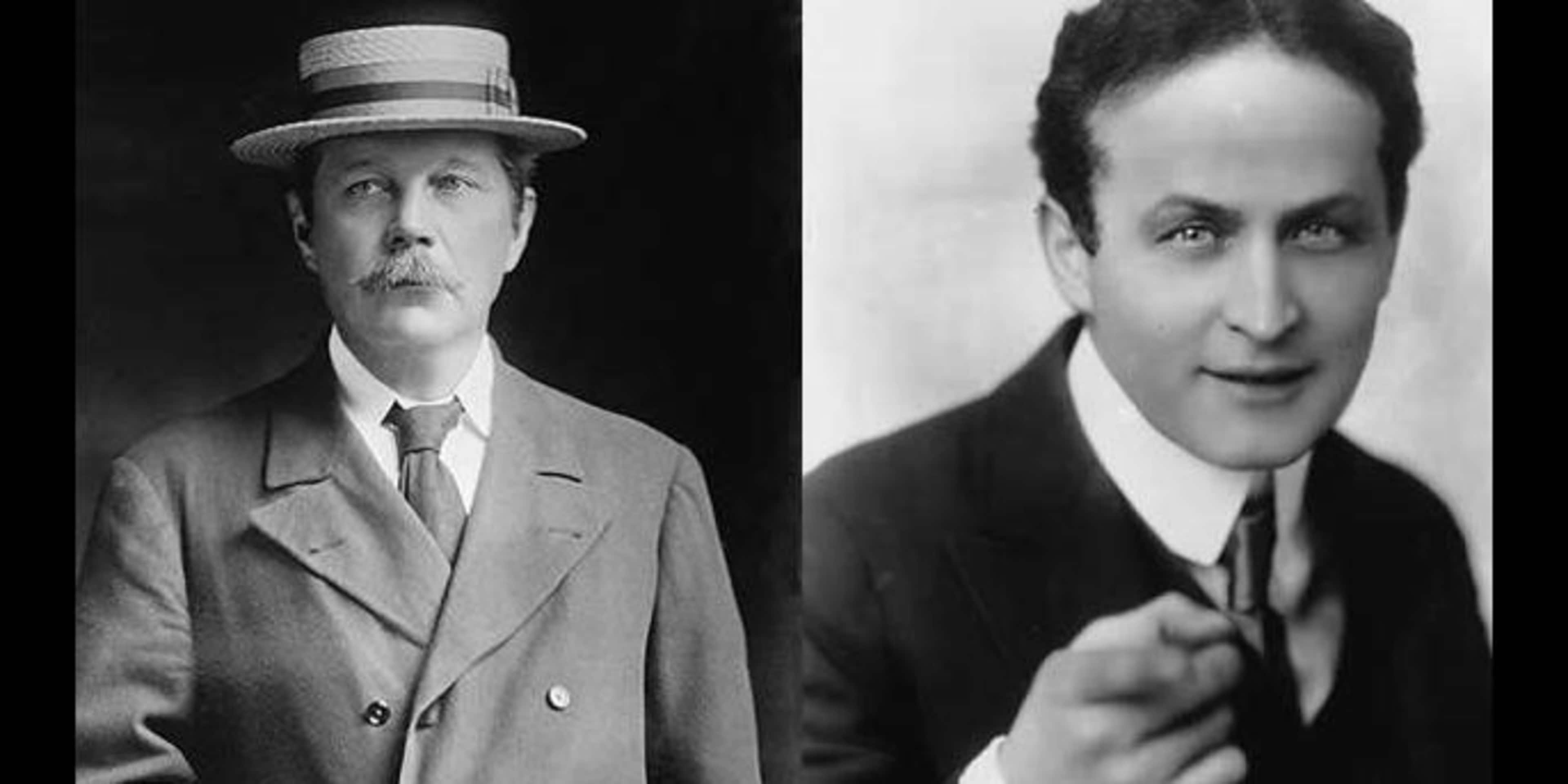 Sir Arthur Conan Doyle and Harry Houdini