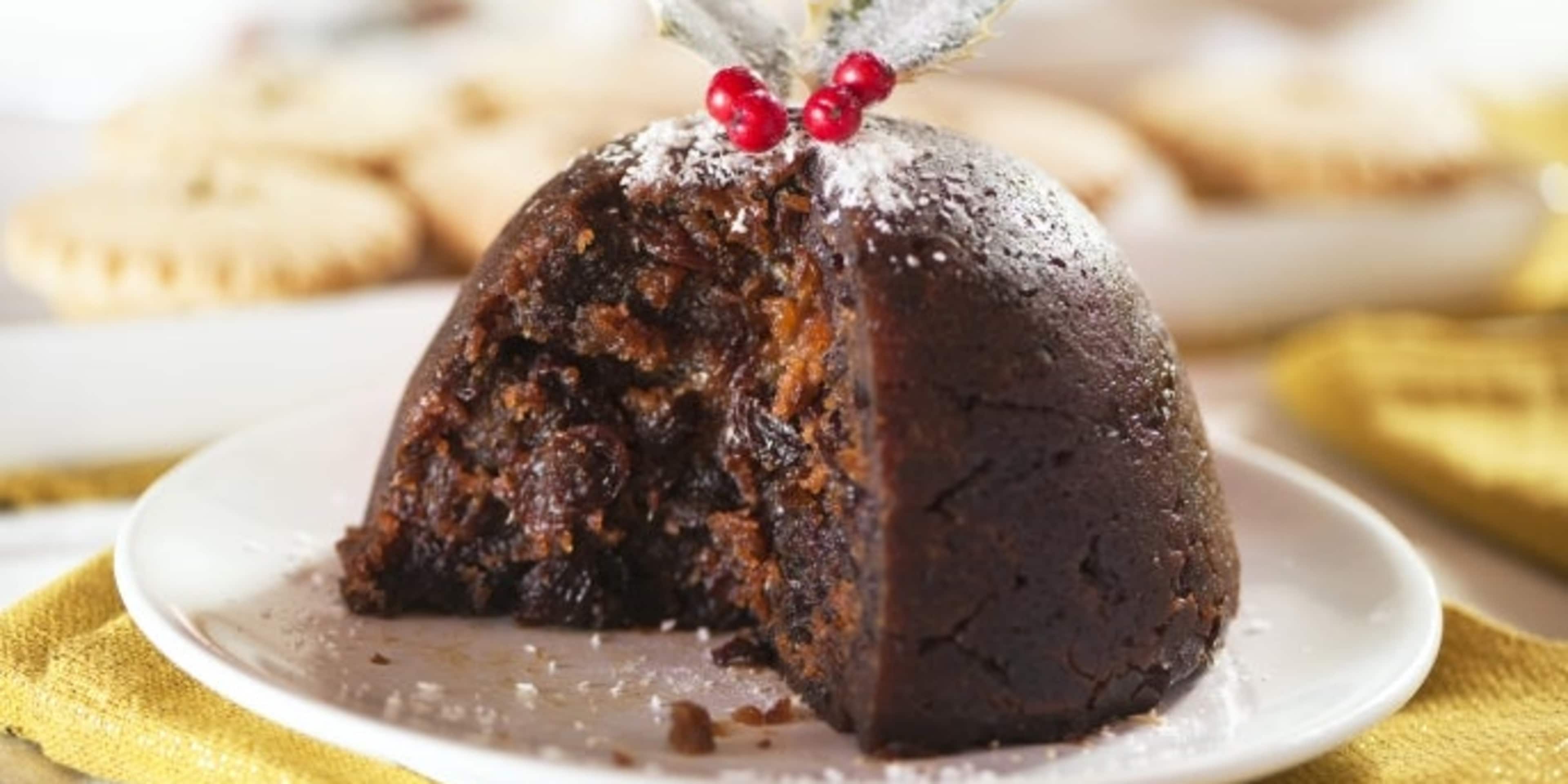 Christmas Pudding Character Face Mask Christmas Pudding Character Face Mask