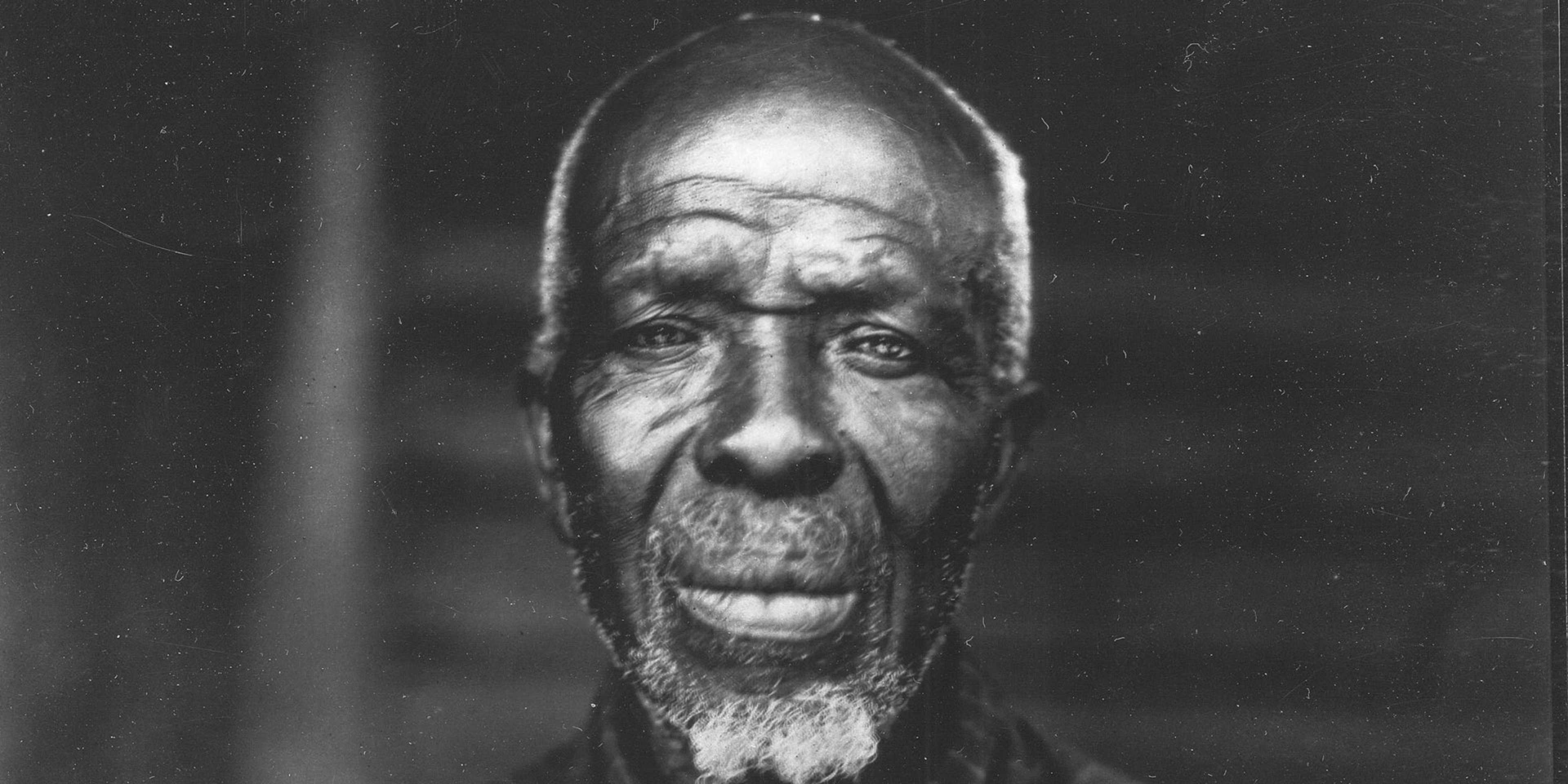 Cudjo Lewis, the last surviving captive of the last slave ship to bring Africans to the U.S. (Credit: Erik Overbey Collection, The Doy Leale McCall Rare Book and Manuscript Library, University of South Alabama)