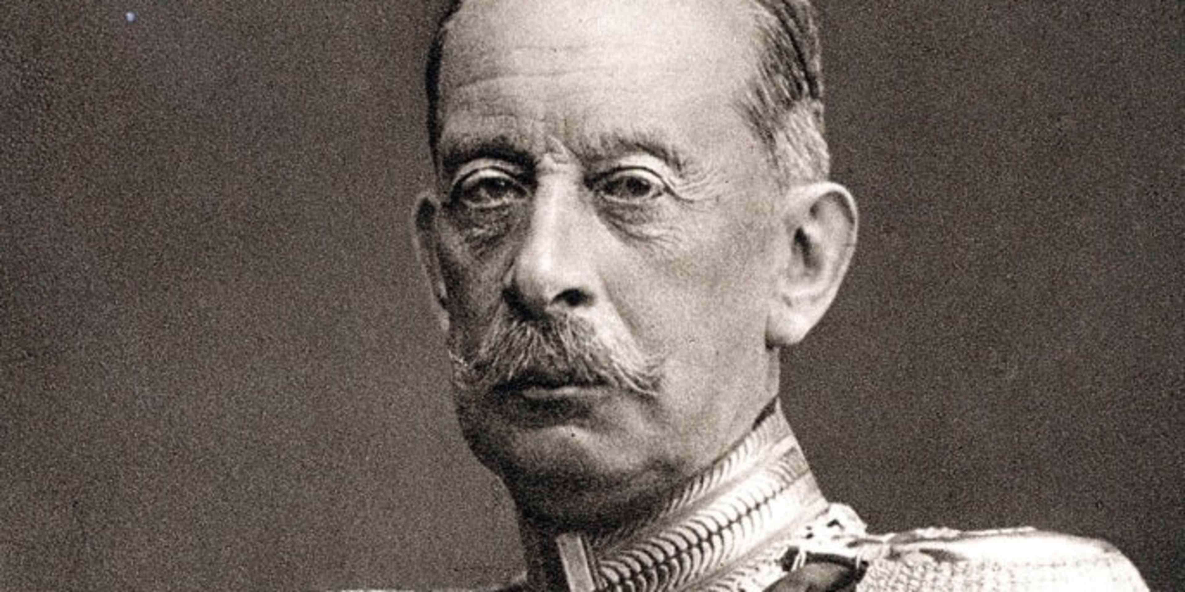 German General Alfred Schlieffen, author of the Schlieffen Plan for the defeat of Russian and France. (Credit: Universal History Archive/Getty Images)