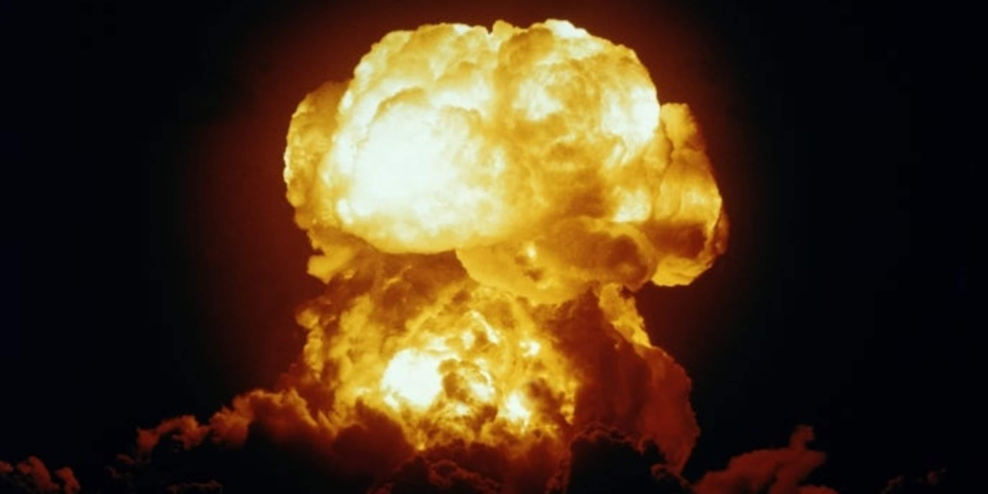 U.S. Navy nuclear test, Bikini Atoll, Marshall Islands.