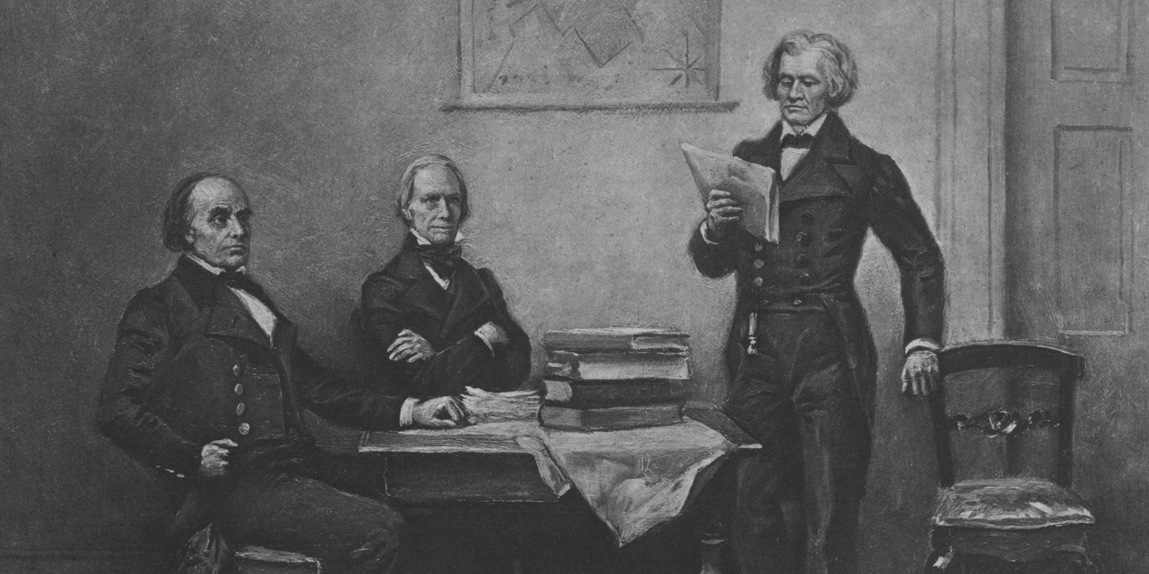How the Whig Party, Powerhouse of 19th-Century US Politics, Fell Apart; Daniel Webster, Henry Clay, John C. Calhoun