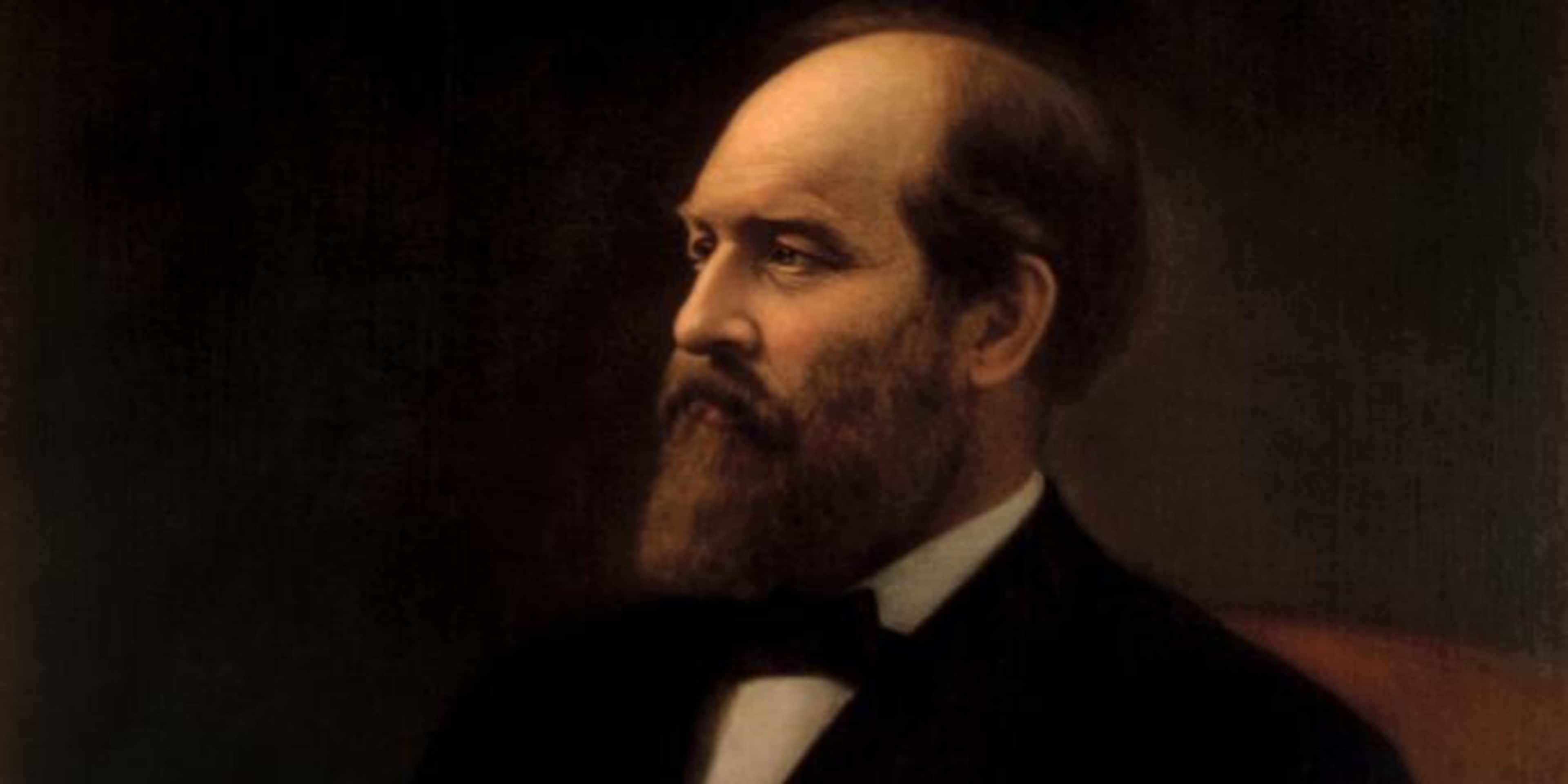 White House portrait of James A. Garfield