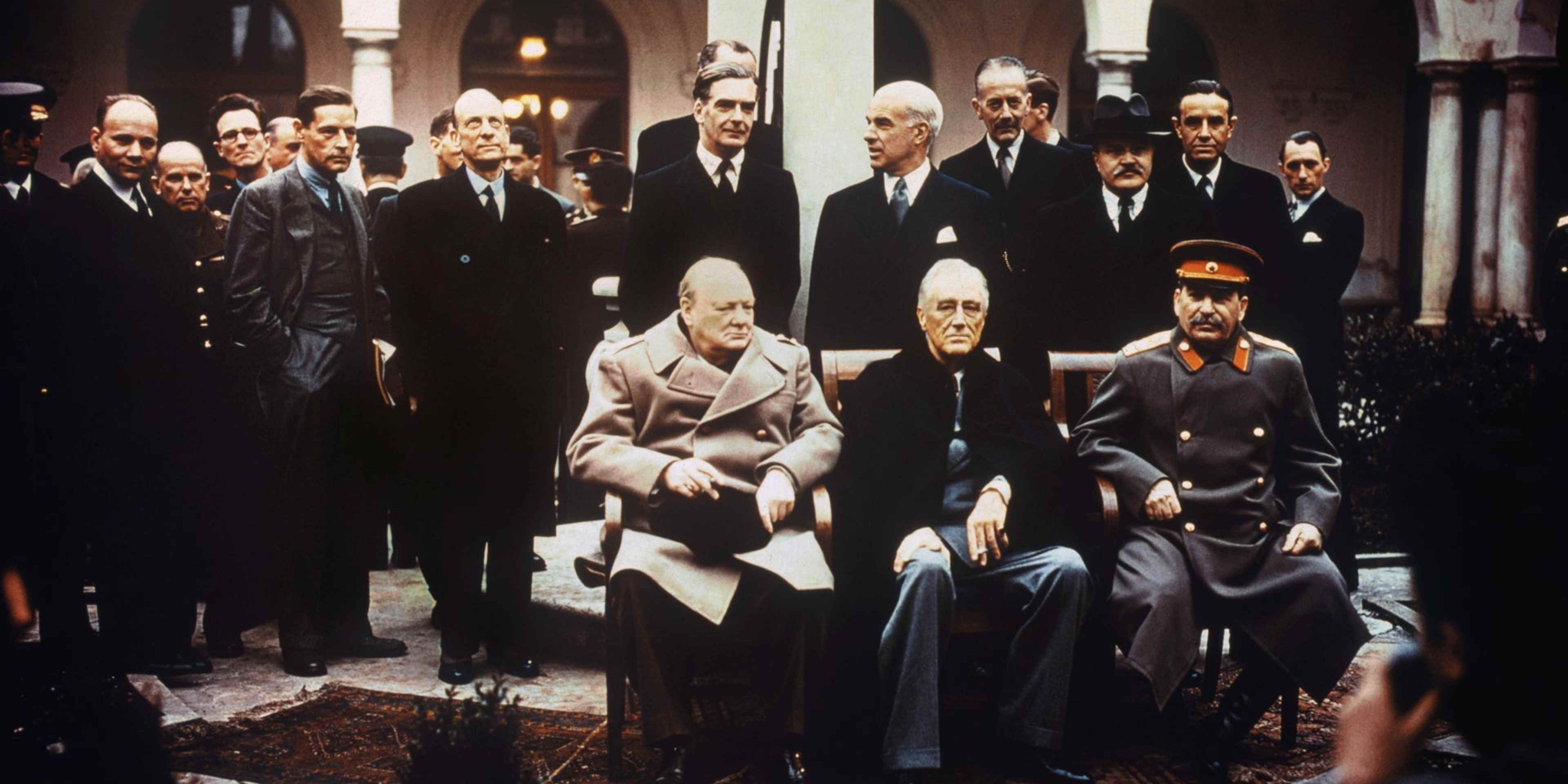 The Big Three at the Yalta Conference, 1945