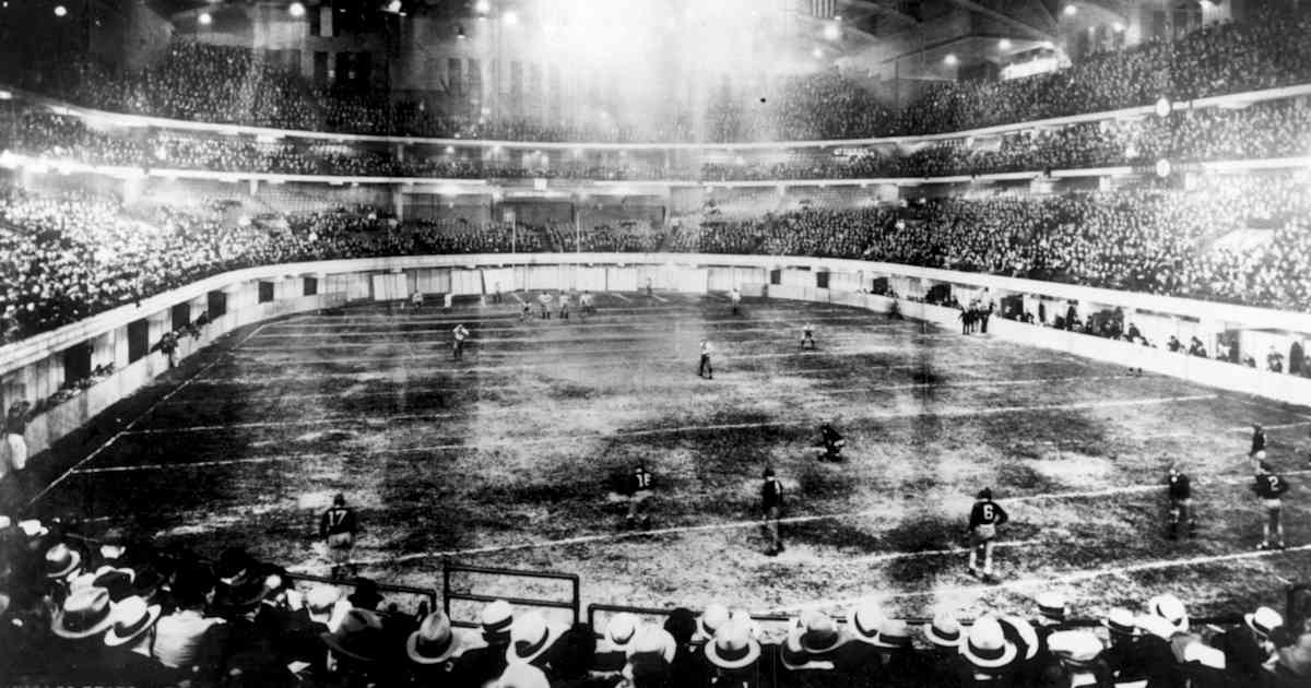 The NFL's First Playoff Game Was Played Indoors in a Hockey Arena | HISTORY