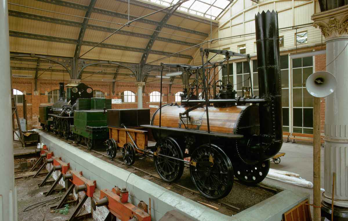 1820s, engineer, george stephenson, steam powered railway line, the steam engine, the industrial revolution, inventions, transportation, the father of the railways
