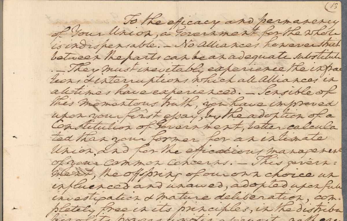 George Washington's Farewell Address