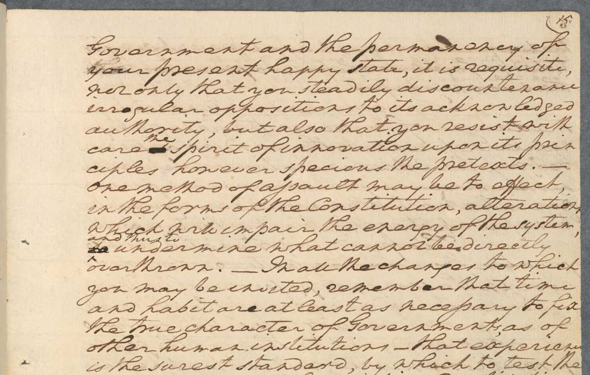 George Washington's Farewell Address