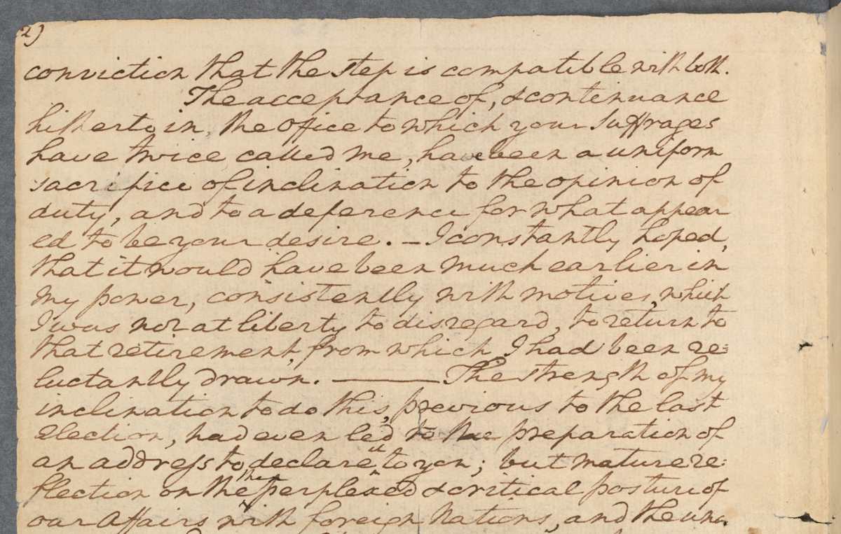 George Washington's Farewell Address