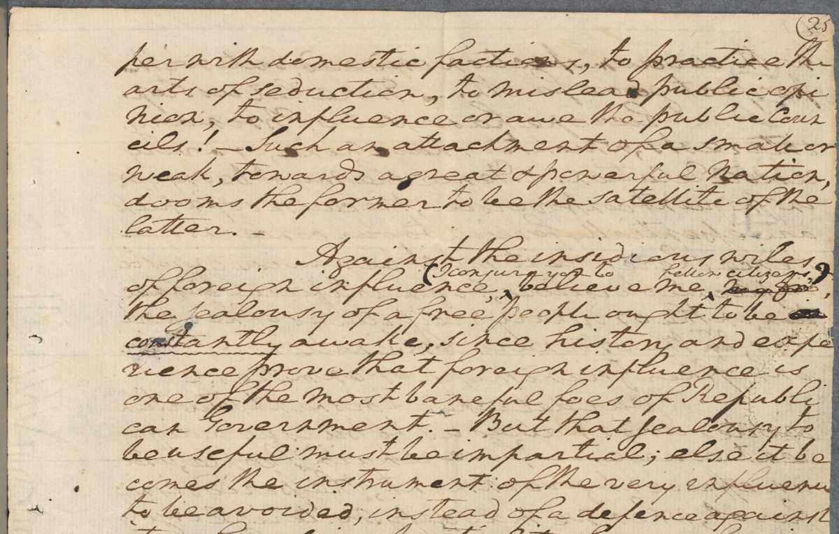 George Washington's Farewell Address