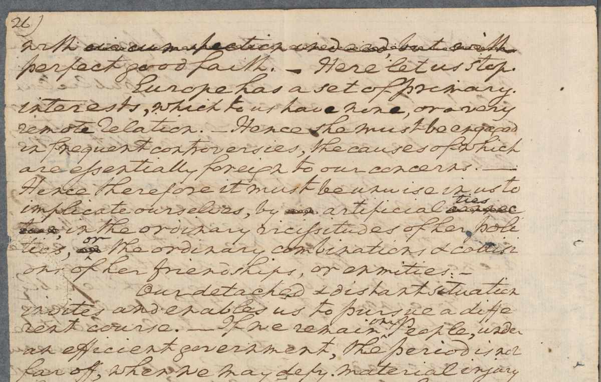 George Washington's Farewell Address
