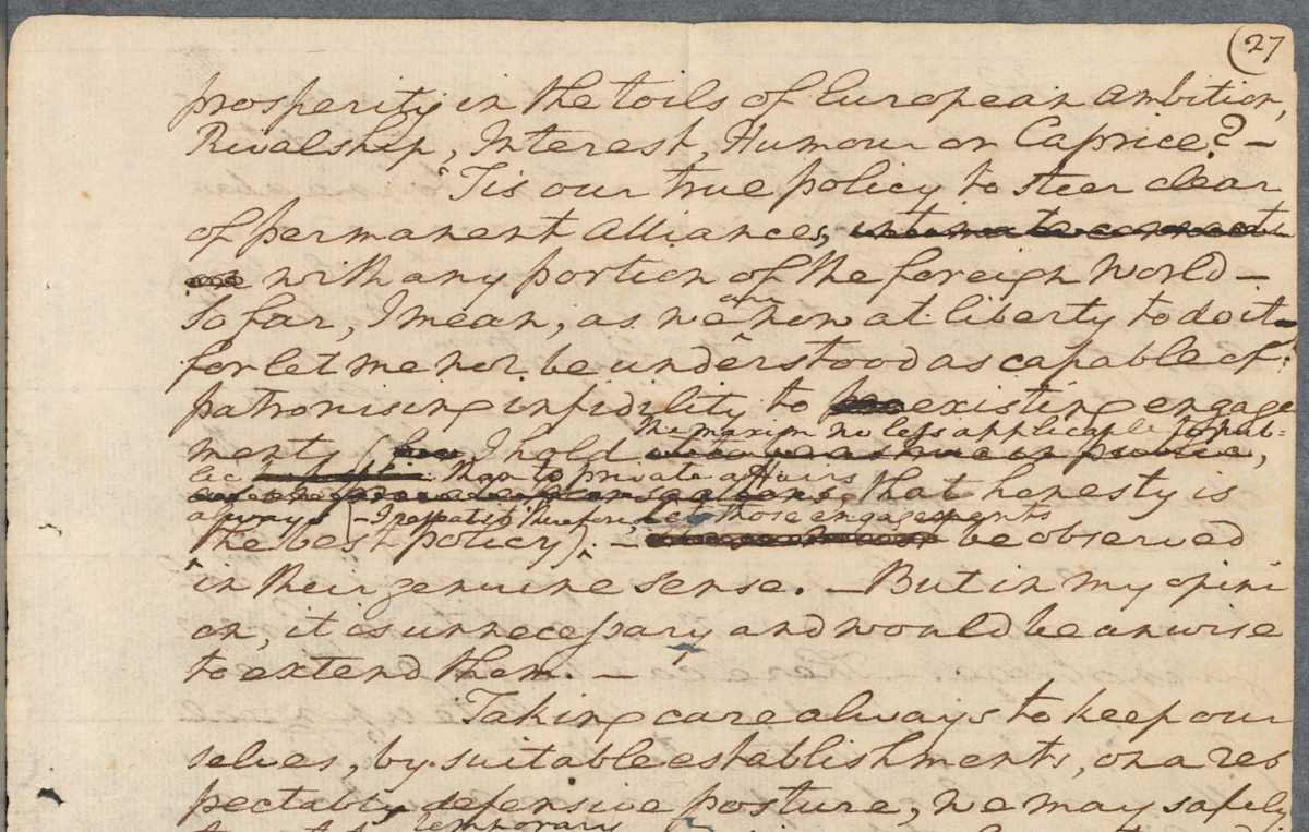 George Washington's Farewell Address