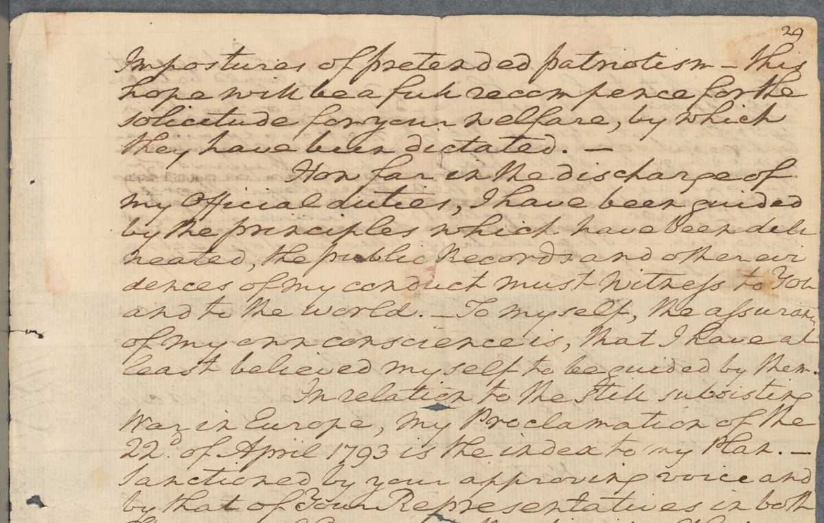 George Washington's Farewell Address