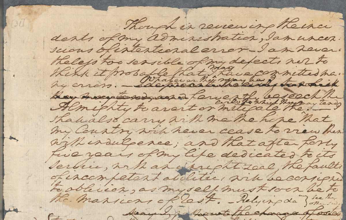 George Washington's Farewell Address