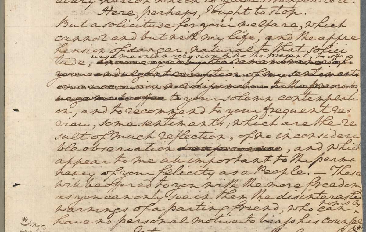 George Washington's Farewell Address