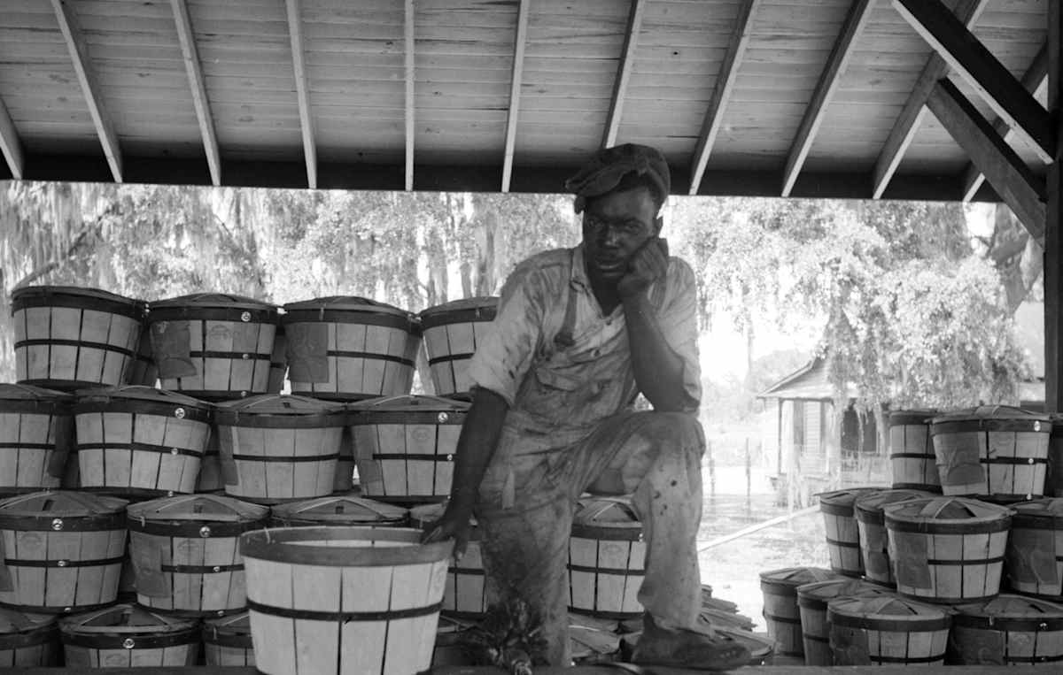 Migrant shed worker. Northeast Florida by Dorothea Lange 1895-1965, dated 1936. (Photo by: Photo12/Universal Images Group via Getty Images)