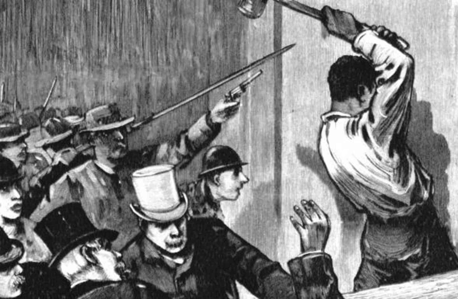 11 Italian Americans were held liable by lynching for the killing of David C. Hennessy police chief town. (Credit: SeM/UIG via Getty Images)