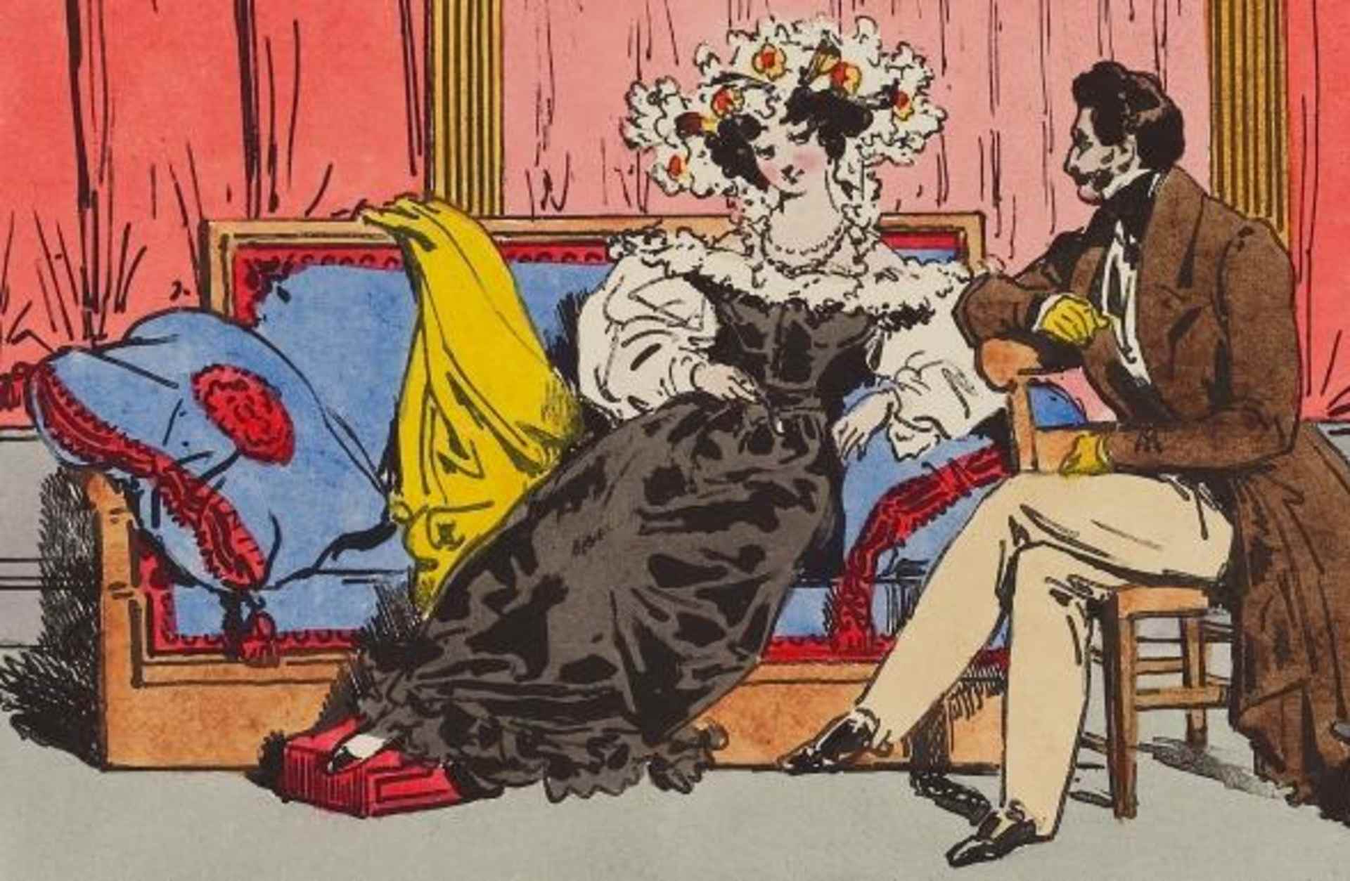 1849 lithograph from the New York Public Library. (Credit: Smith Collection/Gado/Getty Images).