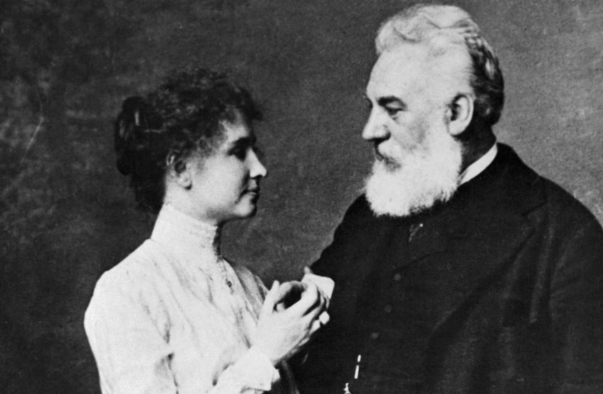 Helen Keller and Alexander Graham Bell