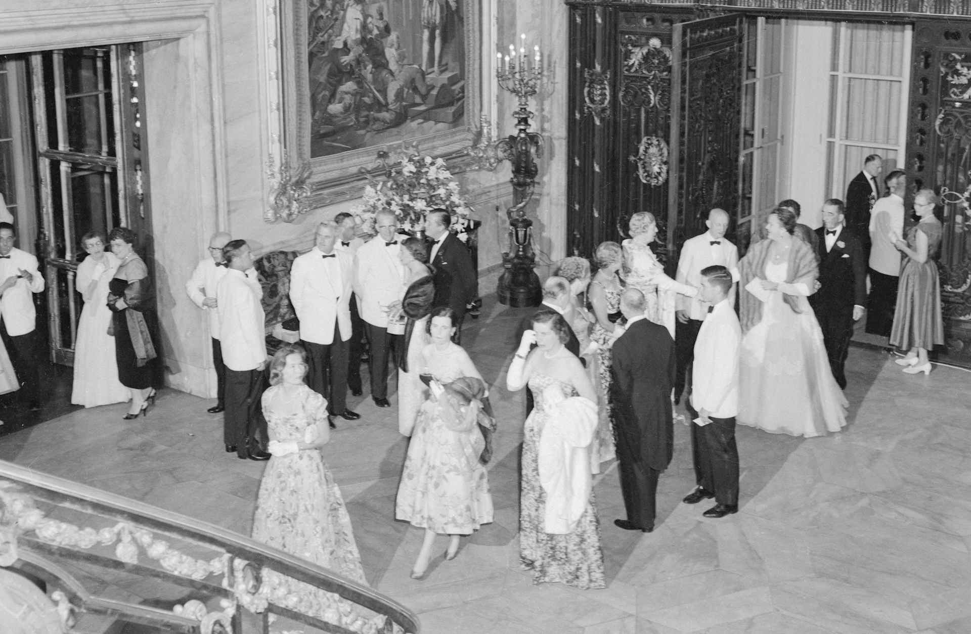 Party Goers Entering Ballroom