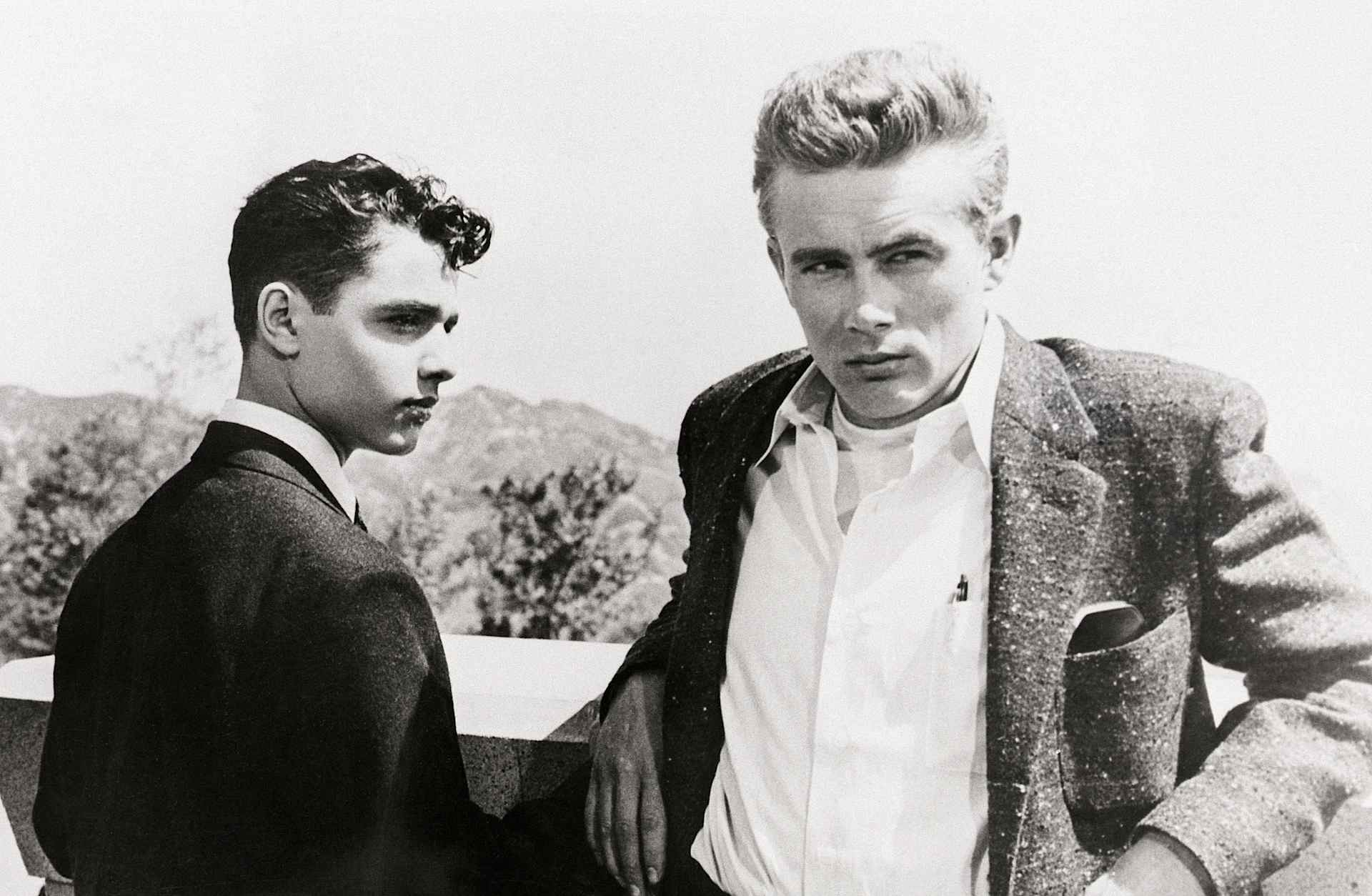 Sal Mineo and James Dean in Rebel Without a Cause