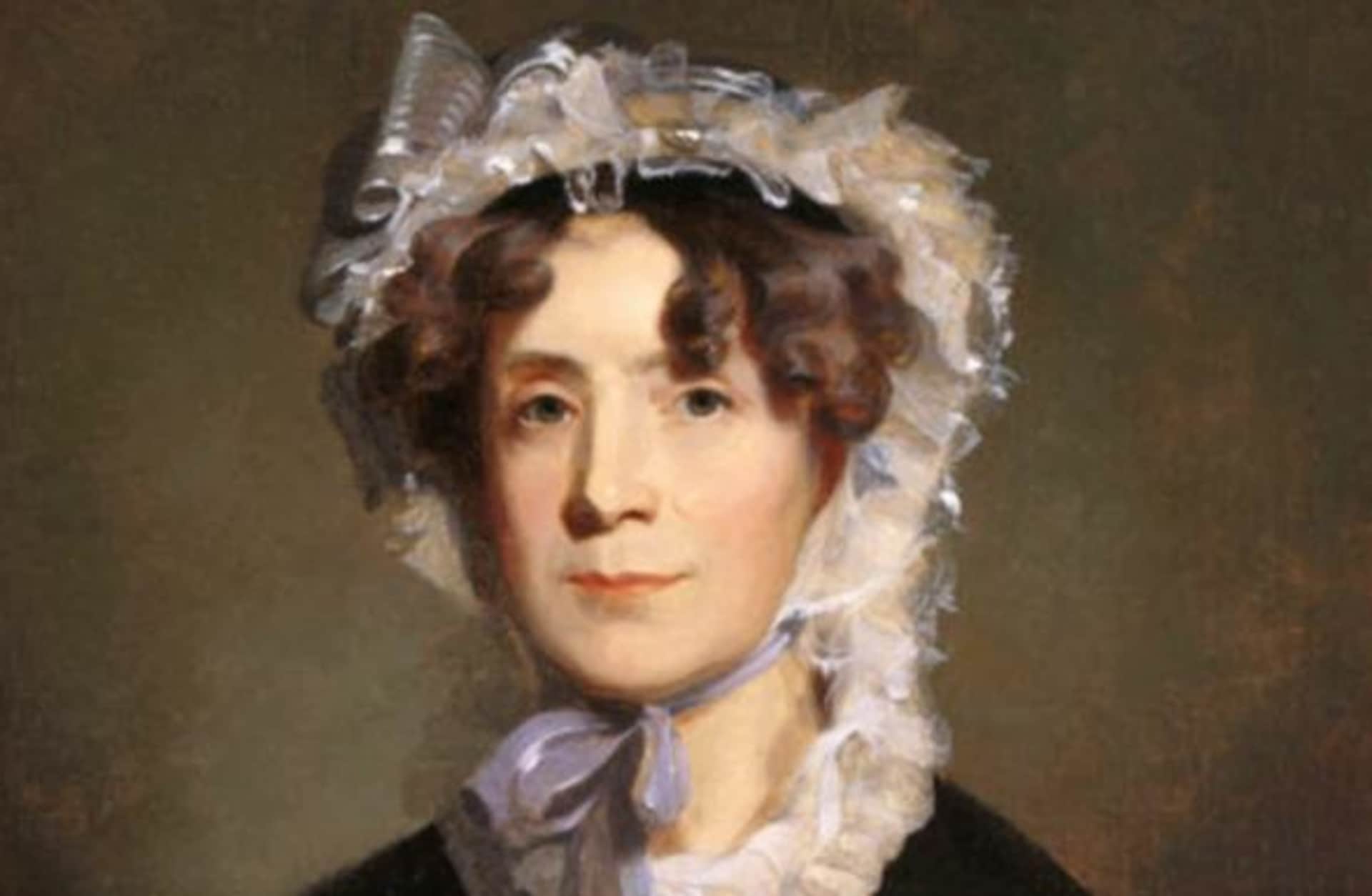 A portrait by painter Thomas Sully of Martha Jefferson Randolph, the daughter of President Thomas Jefferson, Washington DC, circa 1805. (Credit: Underwood Archives/Getty Images)