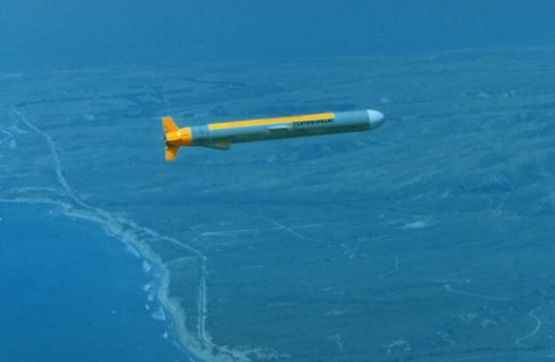 A Tomahawk Cruise Missile on a test fire