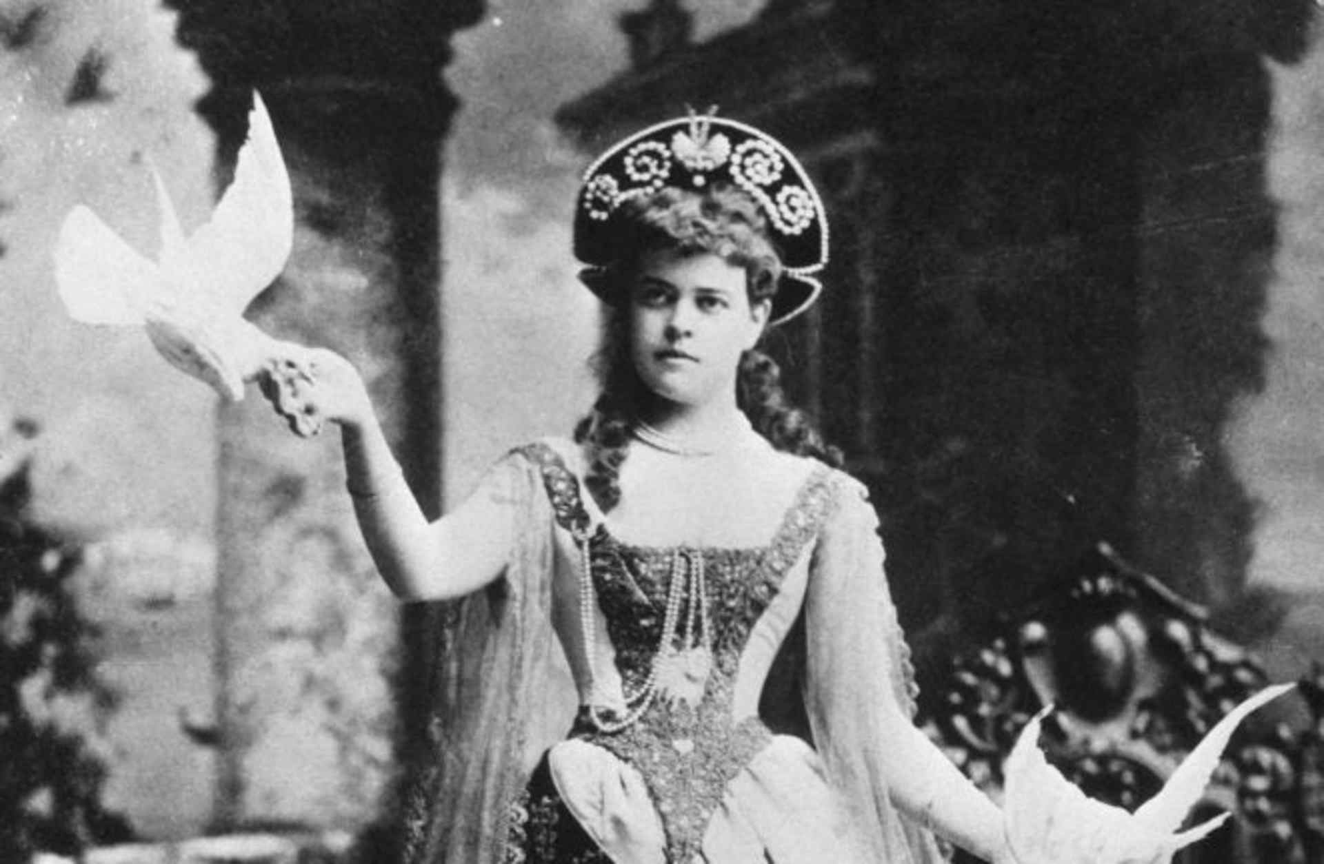 Alva Vanderbilt costumed for the legendary fancy ball she hosted in March of 1883