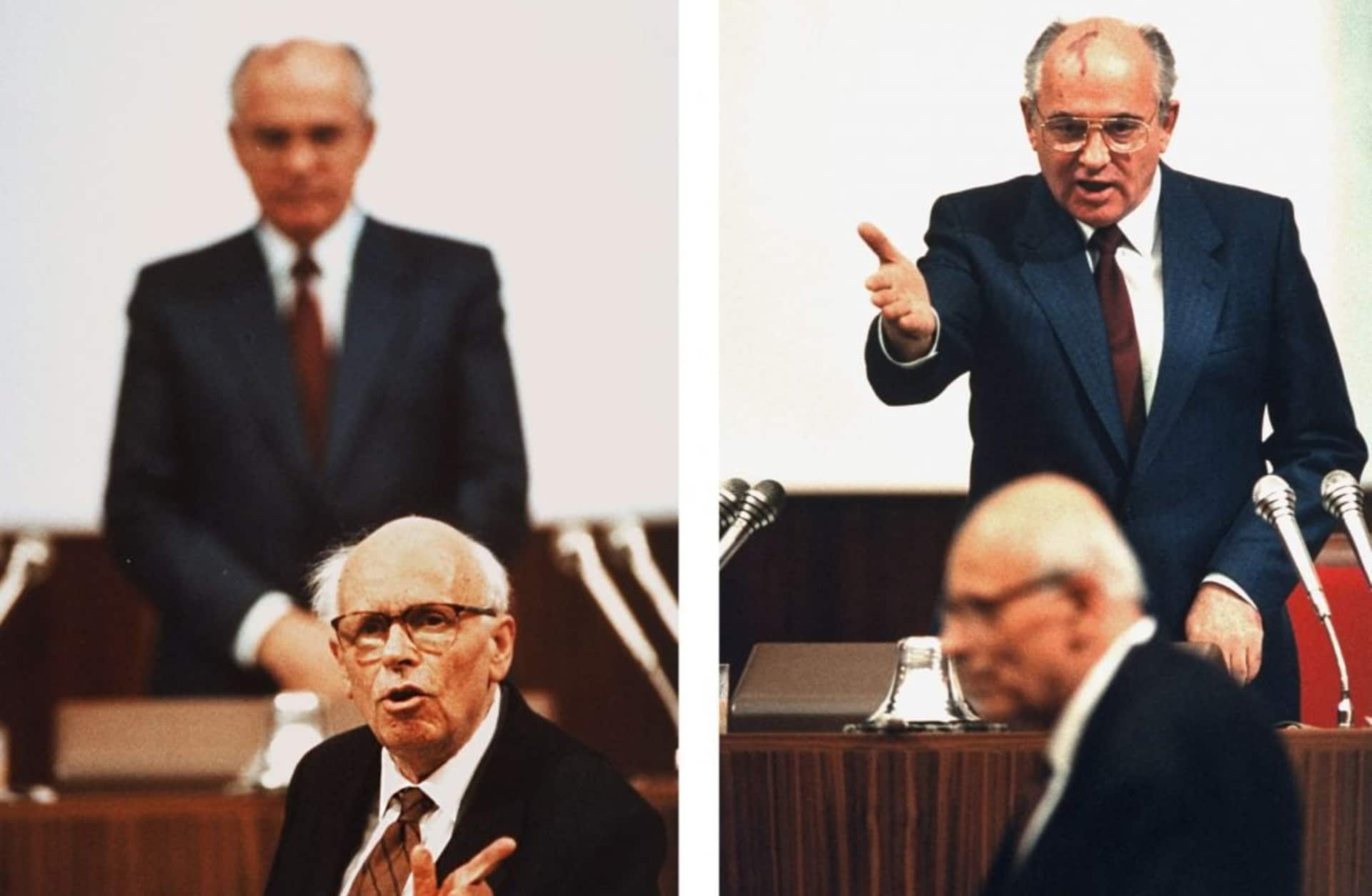 Andrei Sakharov and Mikhail Gorbachev