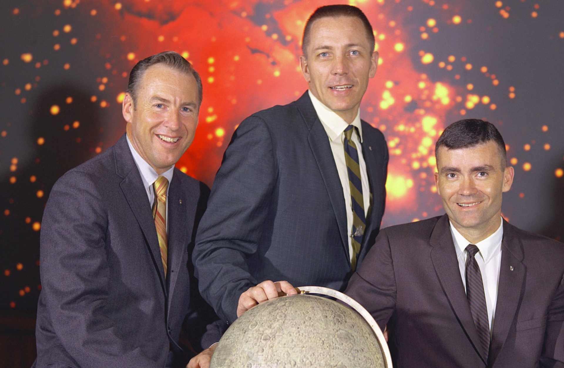 The Apollo 13 astronauts