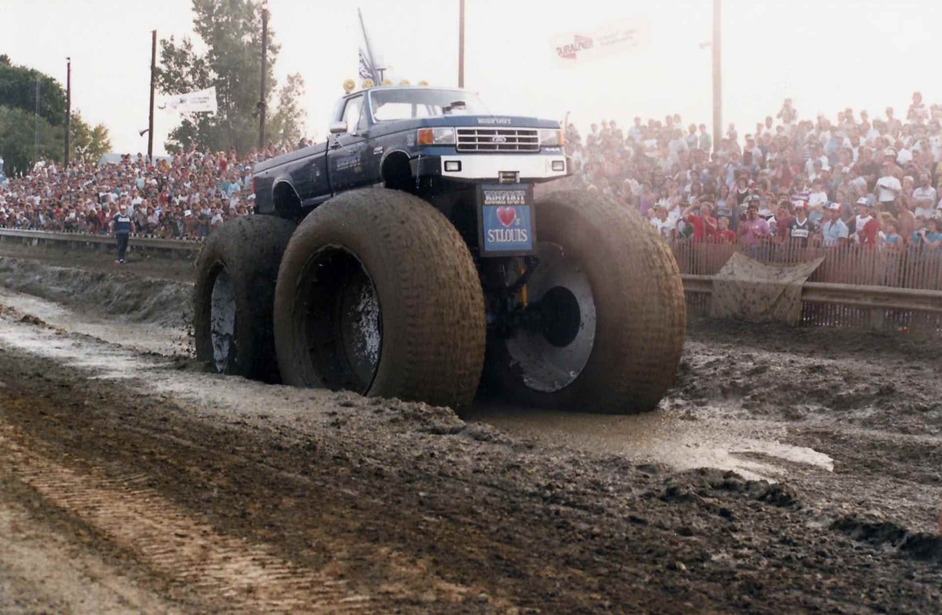 Bigfoot #5 featured 10-ft.-tall tires originally used by the U.S. Army on an Alaskan land train in the 1950s.