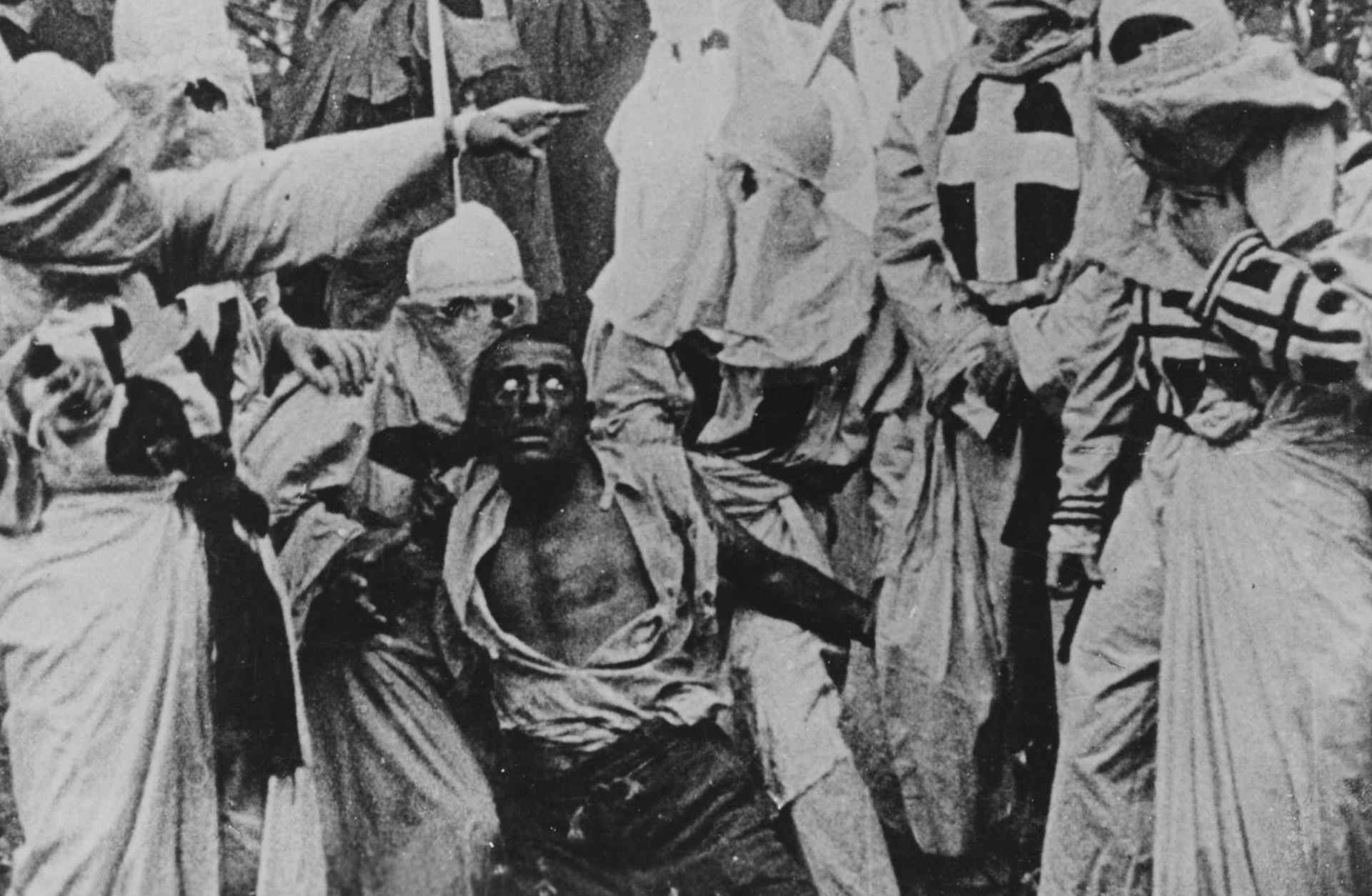 Scene from the film 'Birth of a Nation'