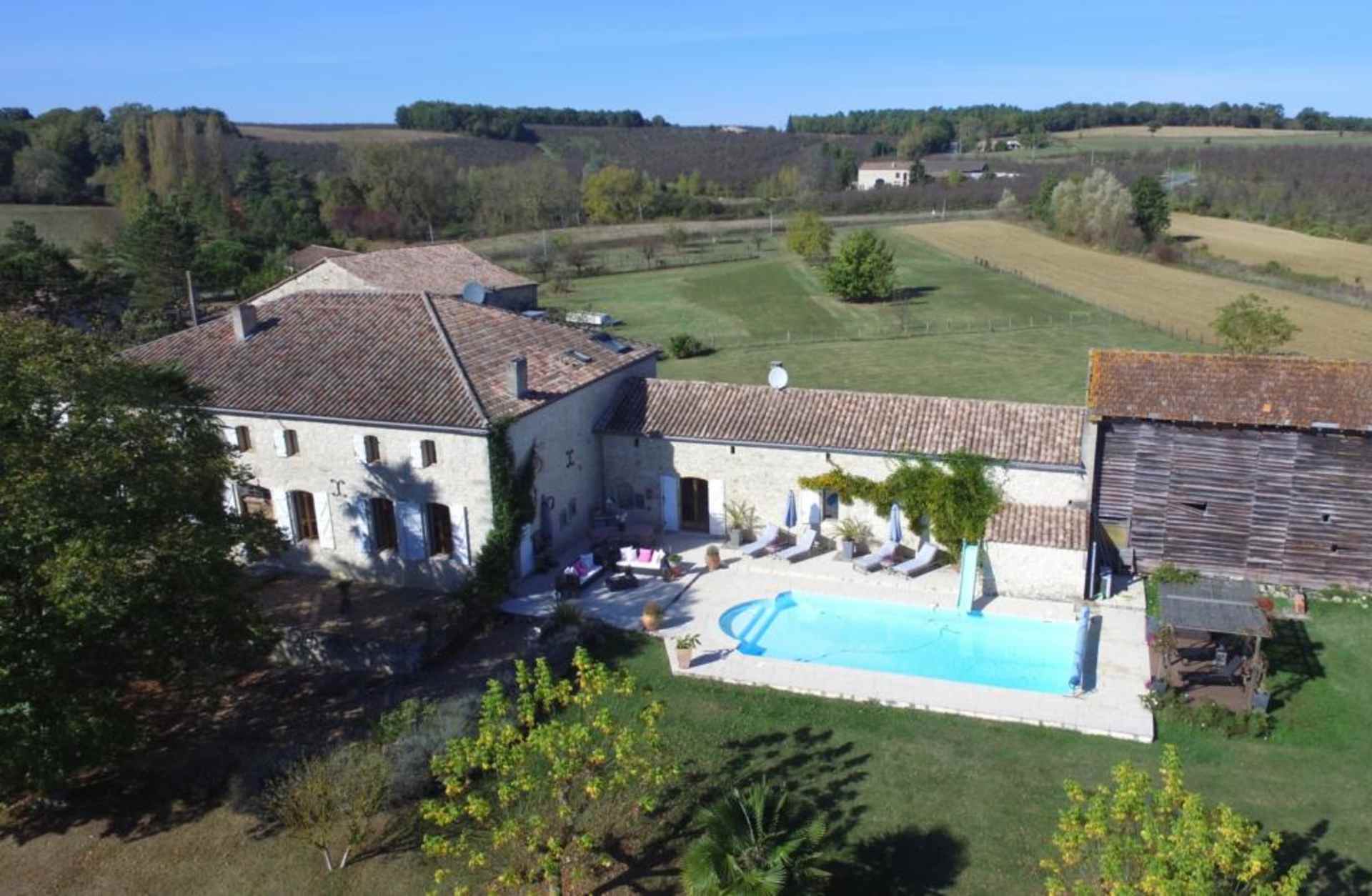 Chateau near Duras. ASKING PRICE: €999,000 ($1.18 million). TEMPLAR TOUCH: Rumors of Knights Templar treasure buried on the property in 1307. SELLING POINTS NOW: Seven bedrooms, separate attached building with guest accommodations, heated swimming pool, tobacco barn and a small vineyard.   (Photo courtesy of Maxwell-Baynes)