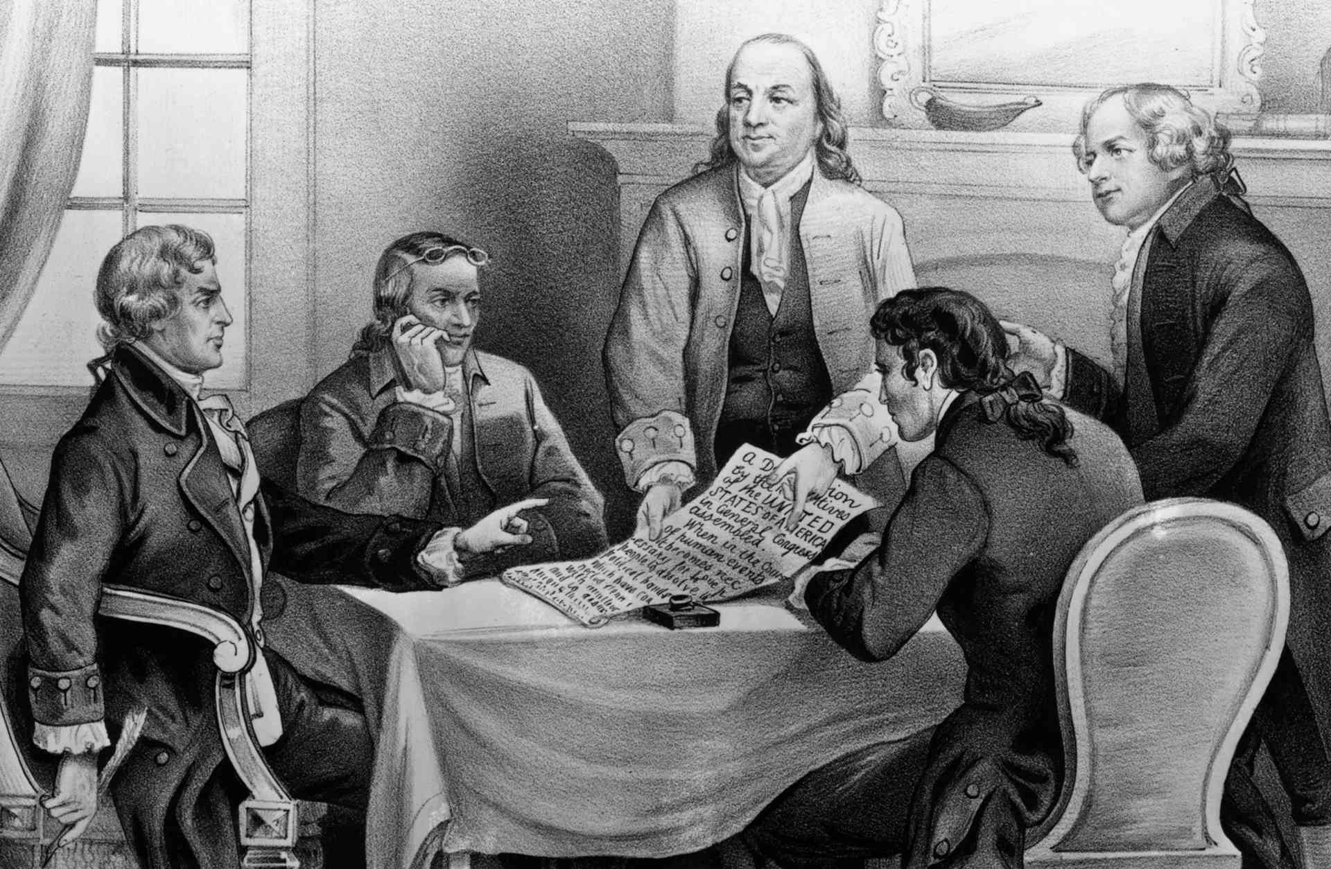 Committee drafting the Declaration of Independence