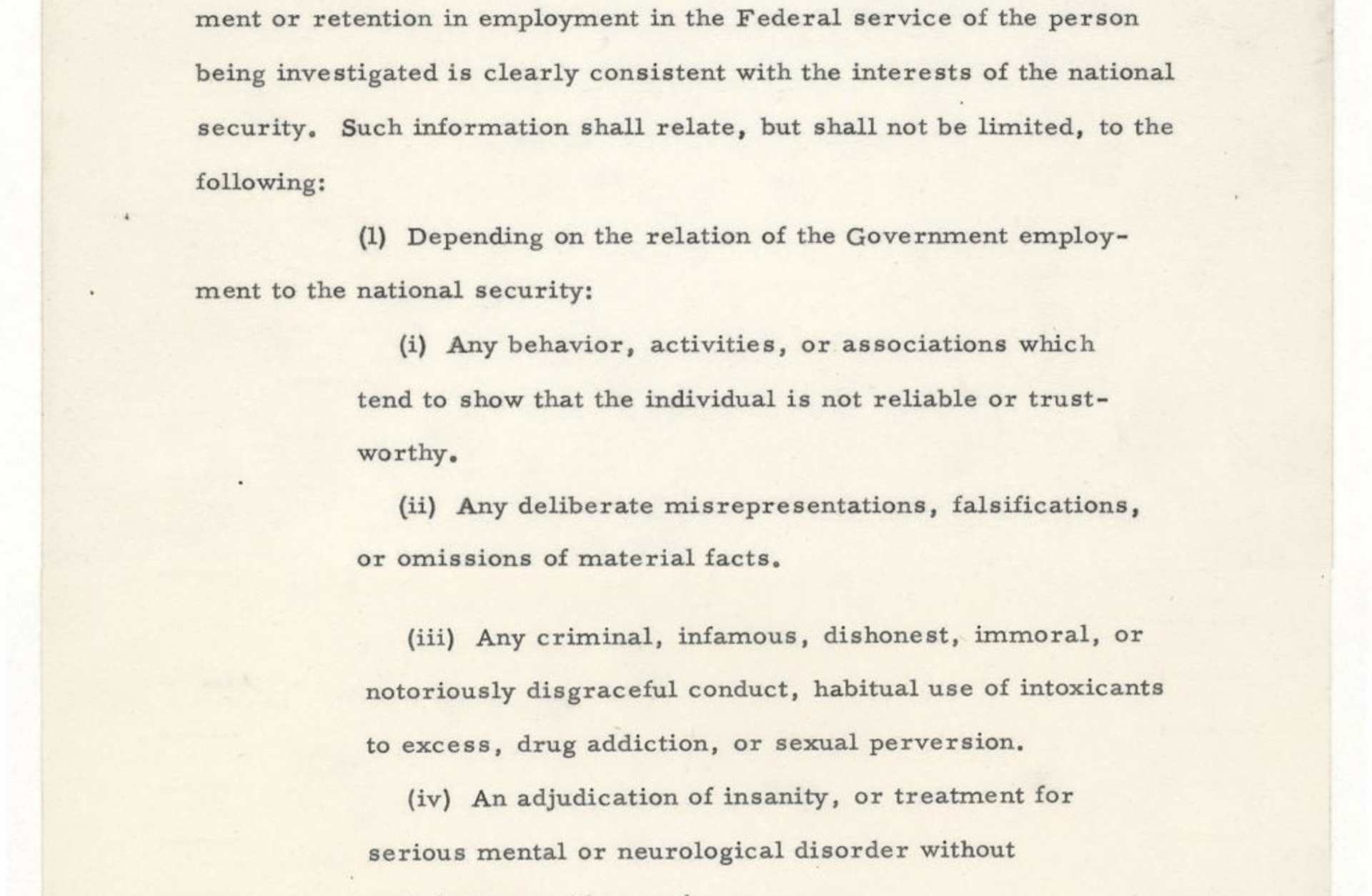 Executive Order 10450