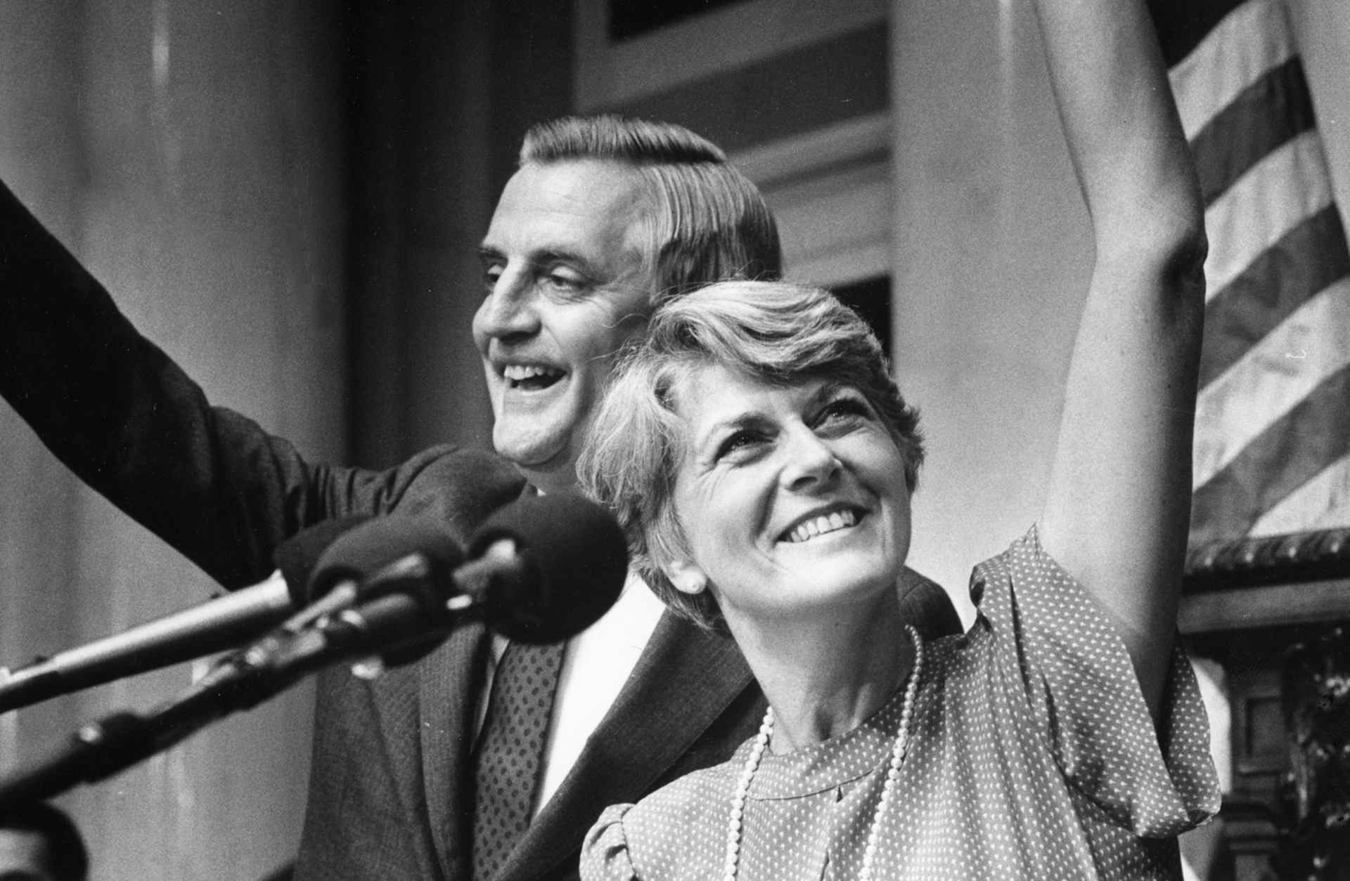 Walter Mondale and Geraldine Ferraro