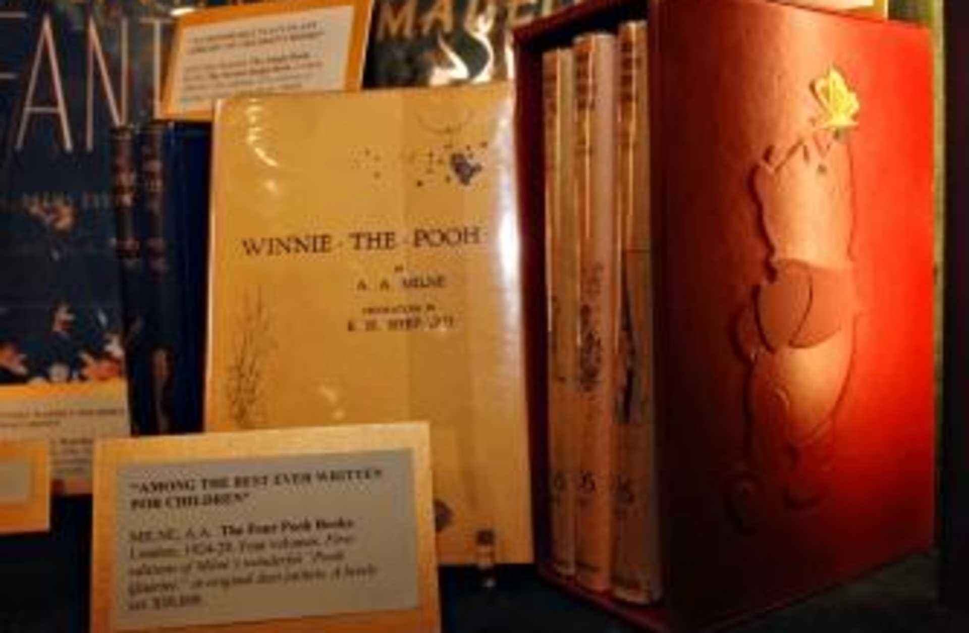 First edition copies of "Winnie the Pooh."