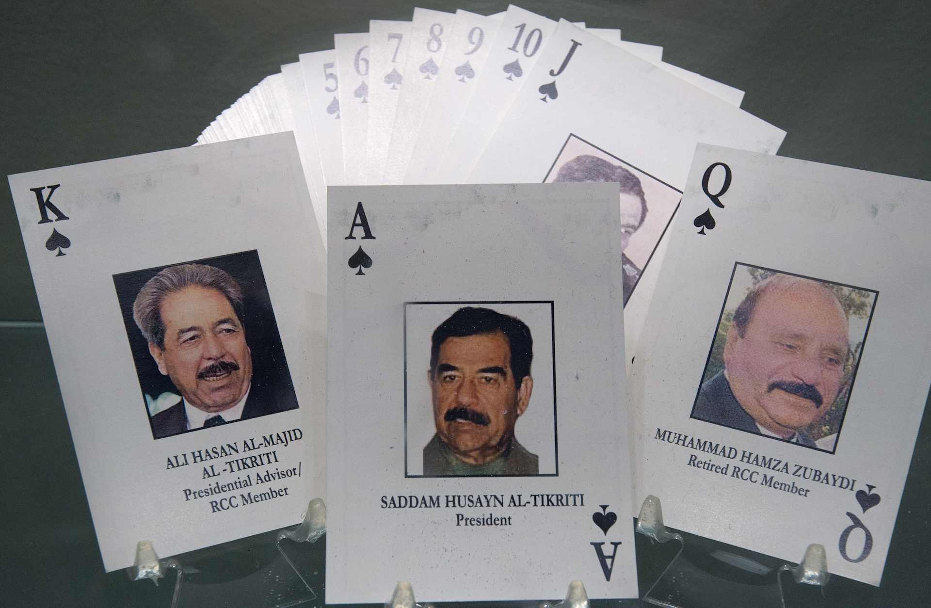 Iraq's 'most wanted' deck of playing cards