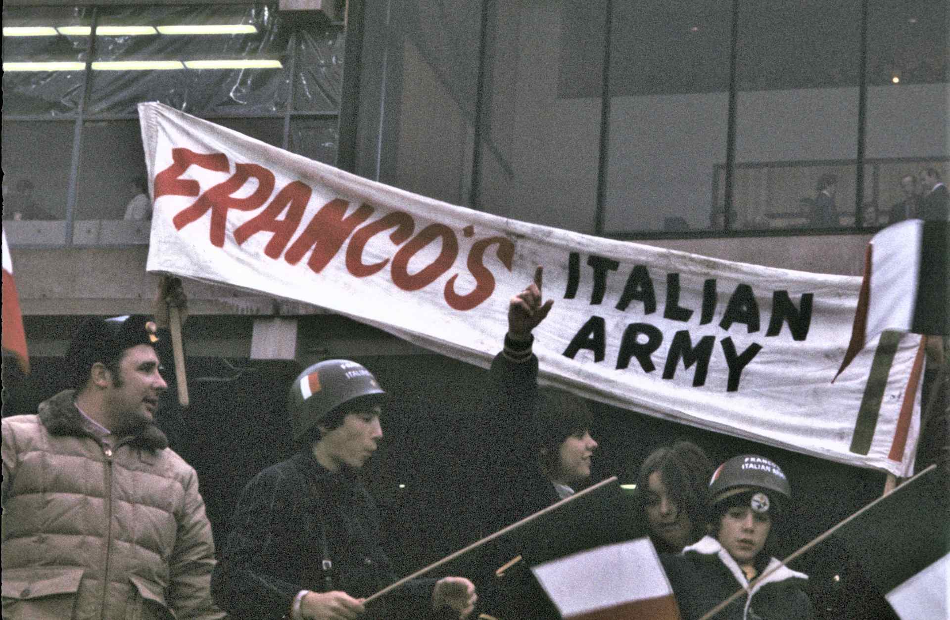 In 1972, Franco Harris was backed by an Italian Army of fans.