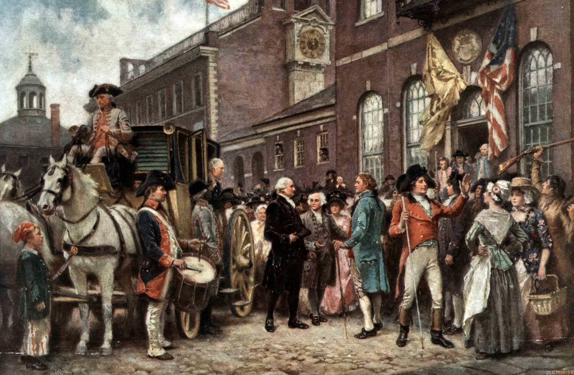 Presidential Inauguration, Congress Hall, Philadelphia