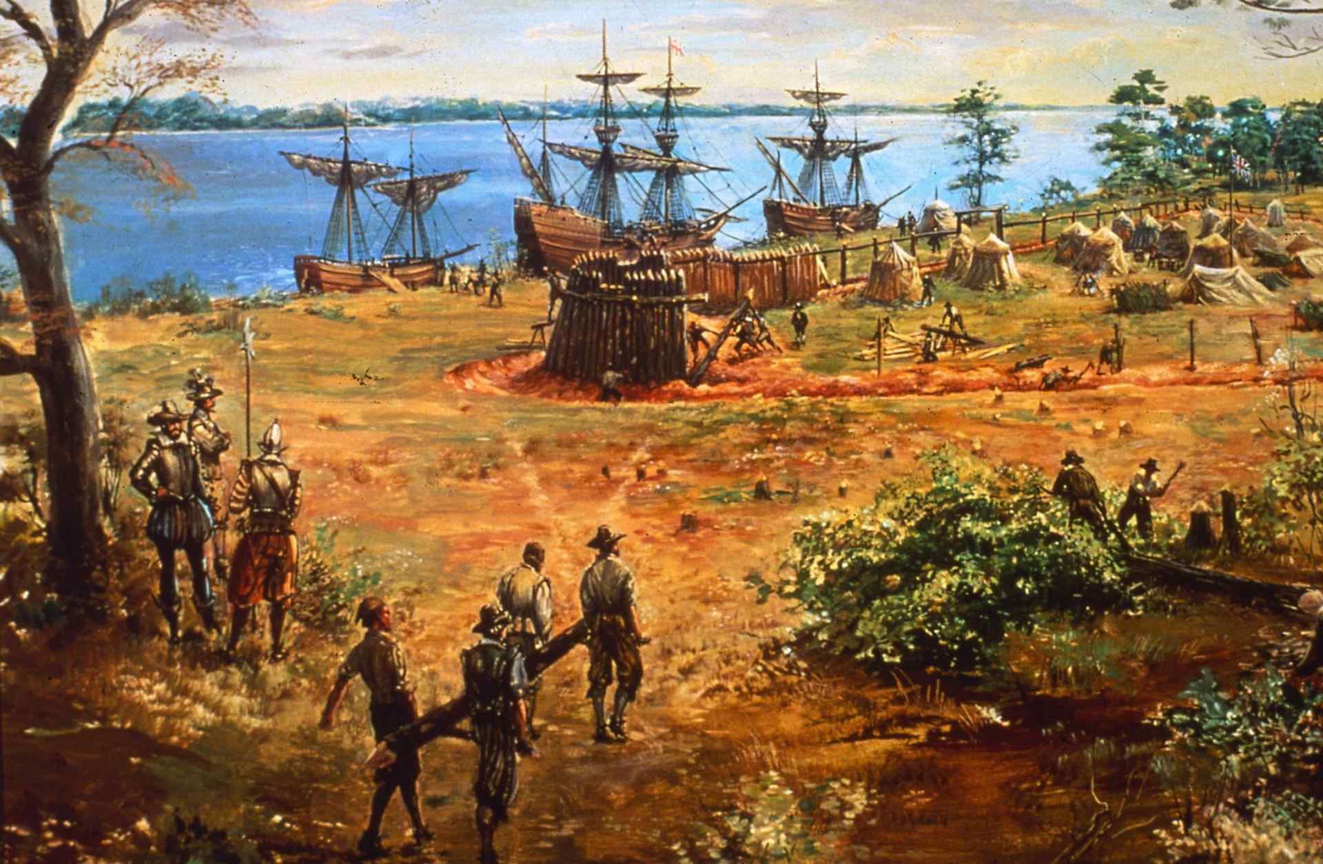 Jamestown forts