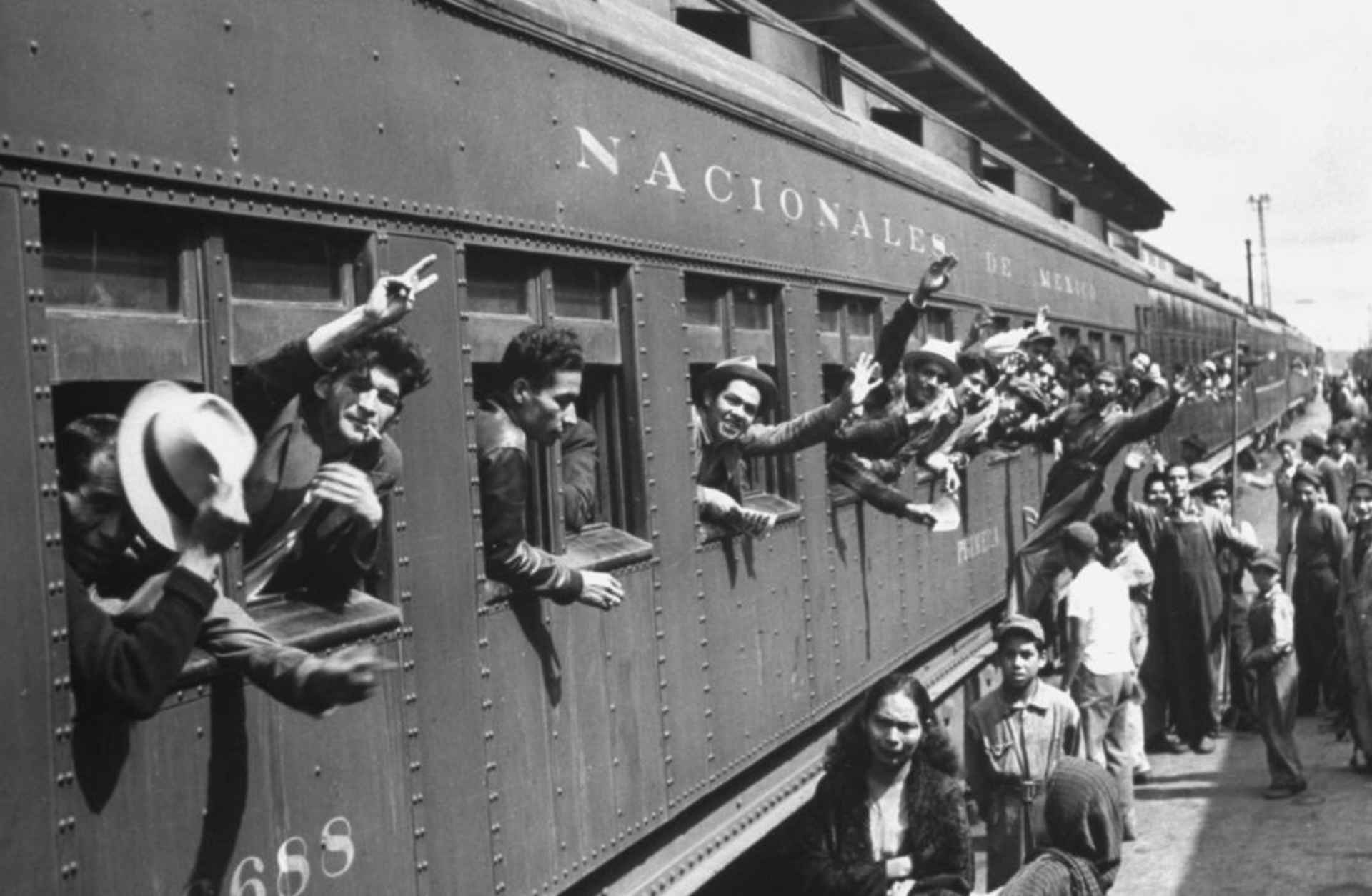 Mexican farm laborers going to California to work on garden crops.  (Photo by William C. Shrout/The LIFE Picture Collection/Getty Images)