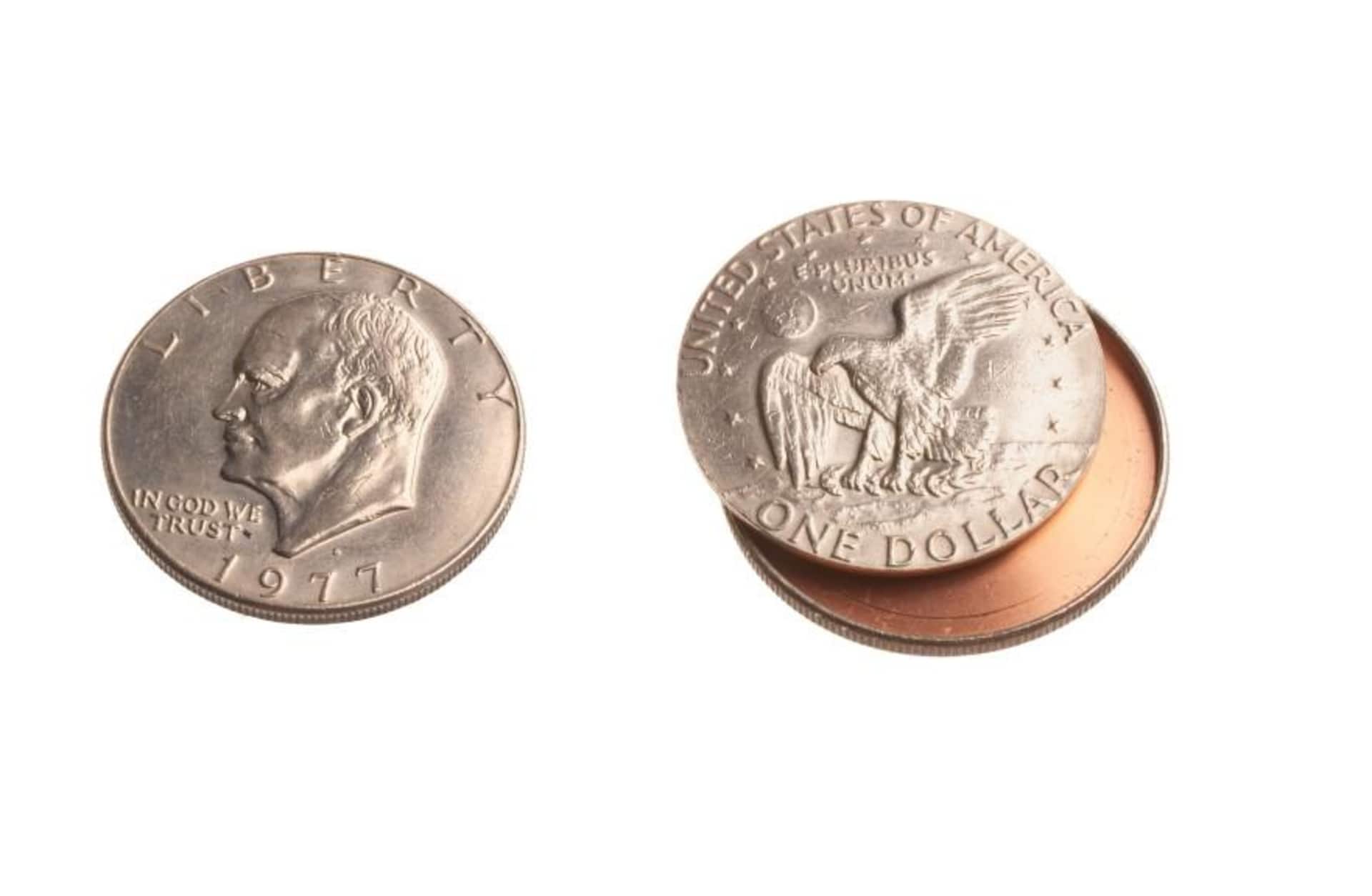 hollow silver dollar