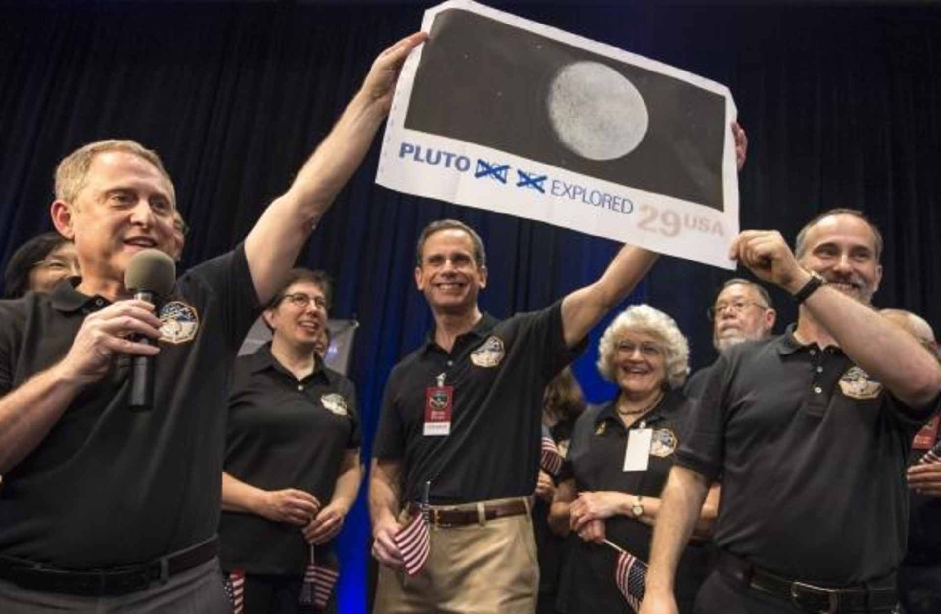 NASA scientists after New Horizons probe passed Pluto in July.