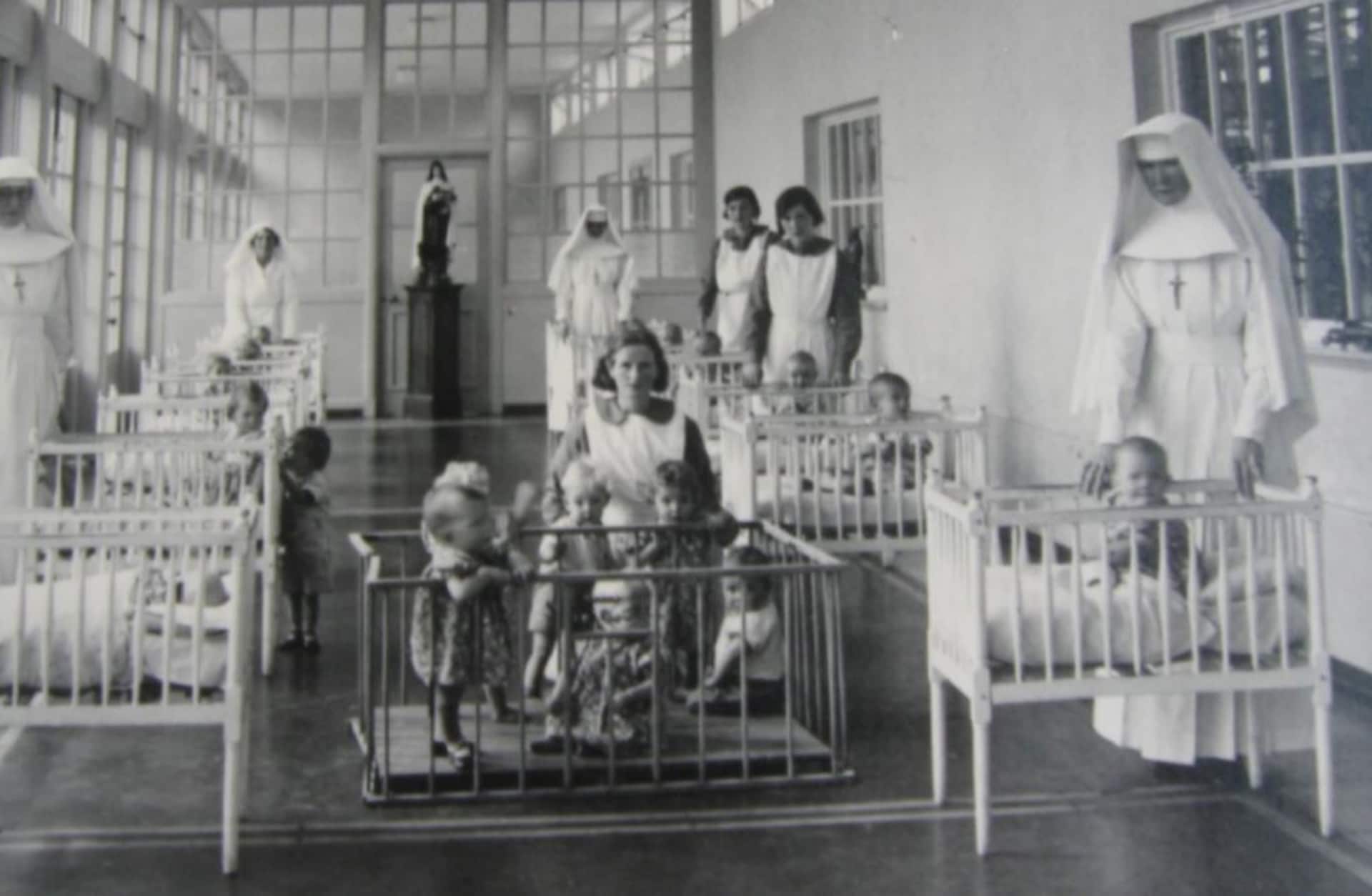 Nursery in the Sean Ross Abbey. (Credit: Brian Lockier/Adoption Rights Alliance)